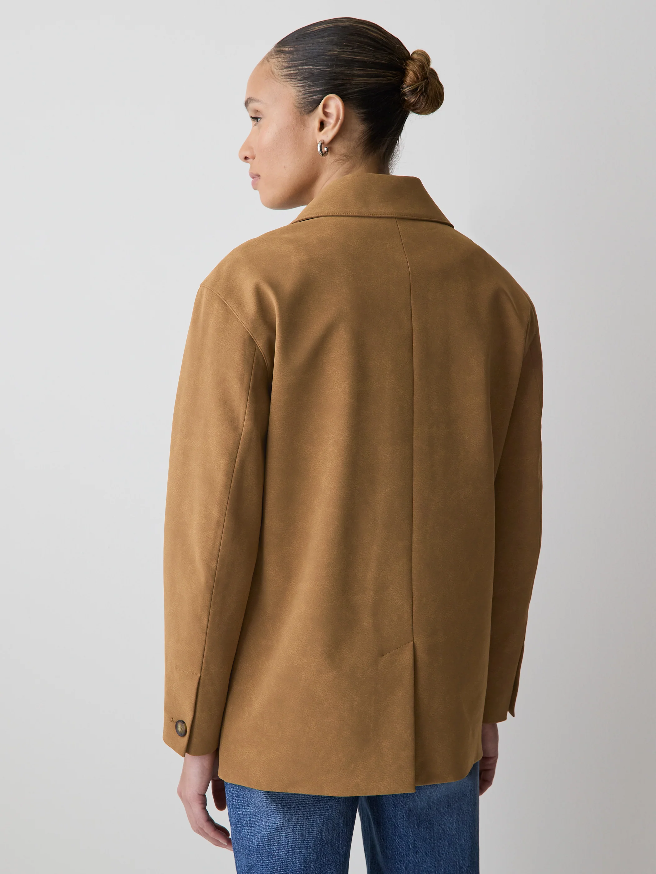Faux Suede Jacket - Image 3