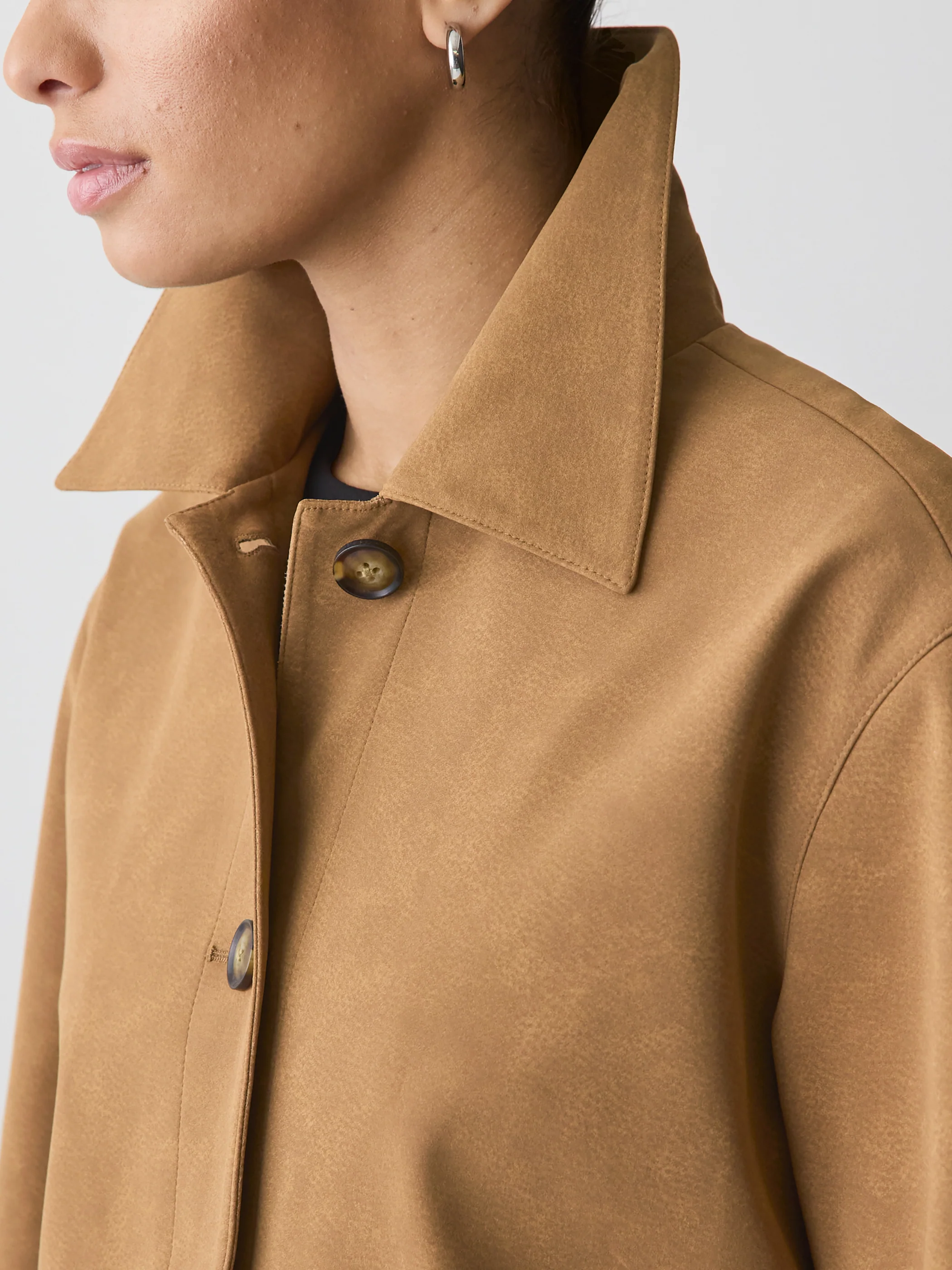 Faux Suede Jacket - Image 4