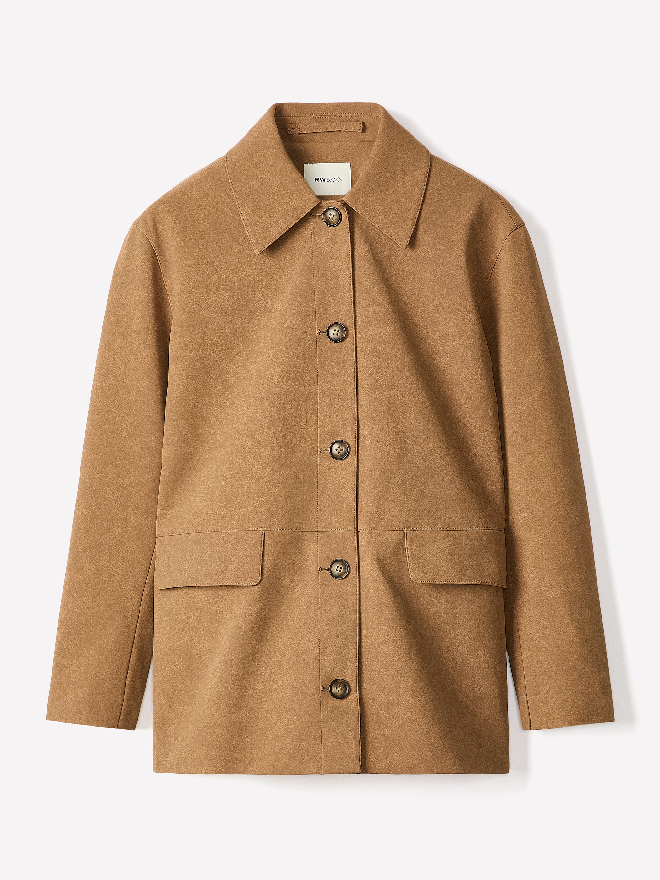 Faux Suede Jacket - Image 6