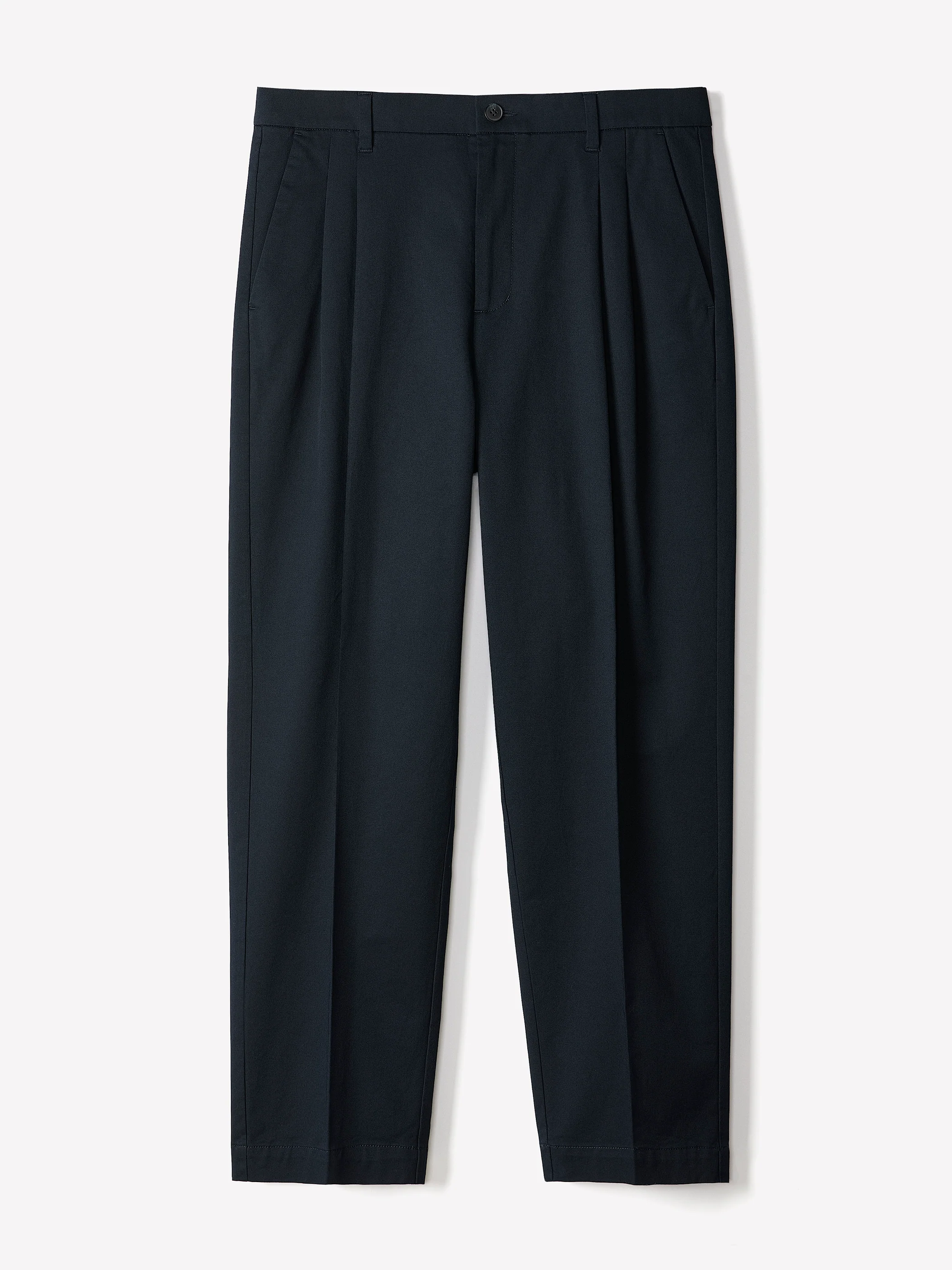 Loose Straight-Leg Pleated Chino Pant - Image 12