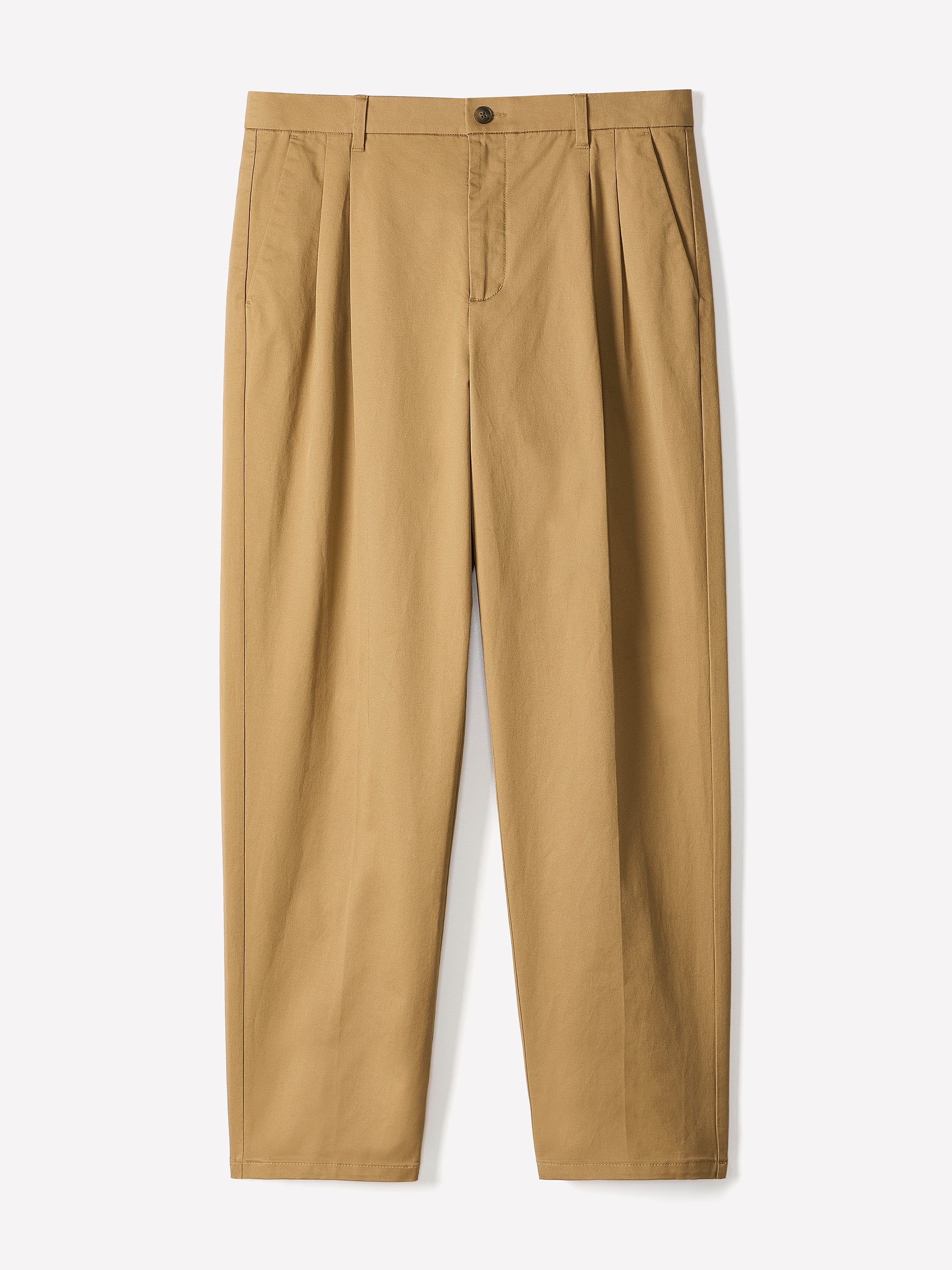Loose Straight-Leg Pleated Chino Pant - Image 6
