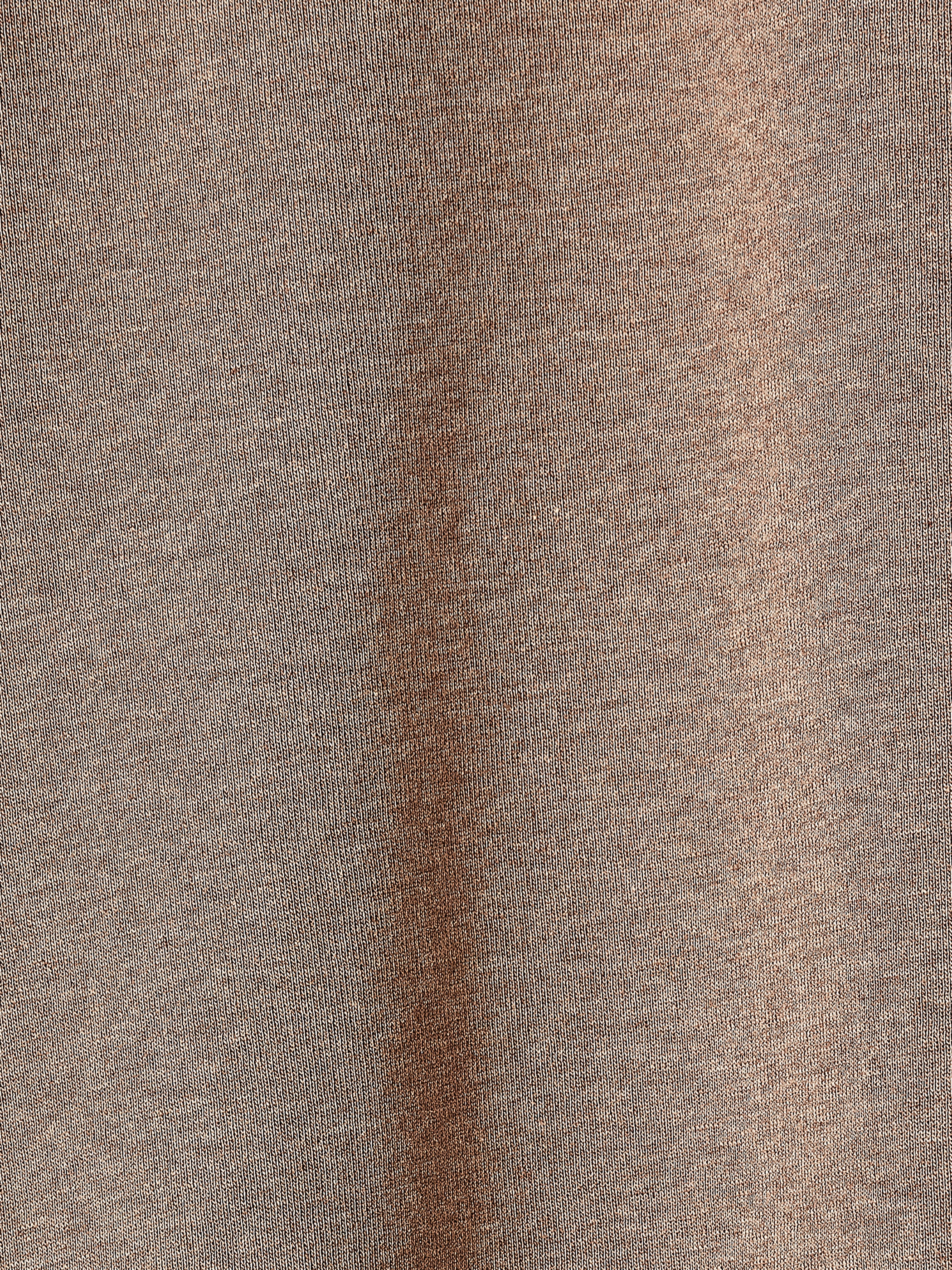 Luxe Knit Long-Sleeve Crew-Neck Fitted Ribbed Tee - Image 4