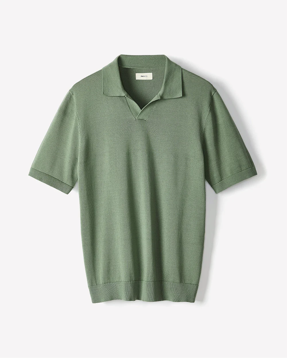Cotton Short-Sleeve Polo with Johnny Collar - Image 18