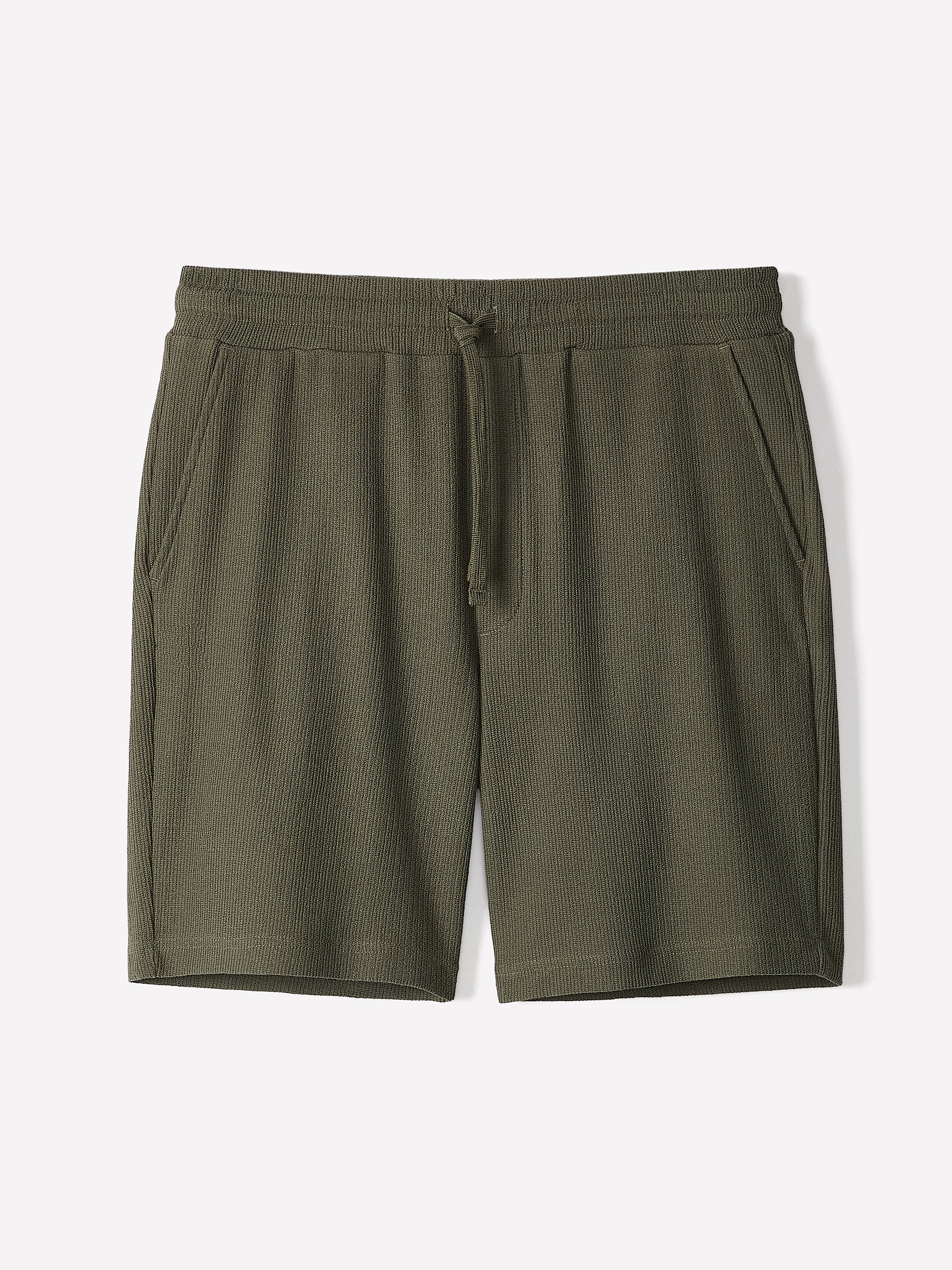 Ribbed Sweater Short with Elastic Waistband - Image 11