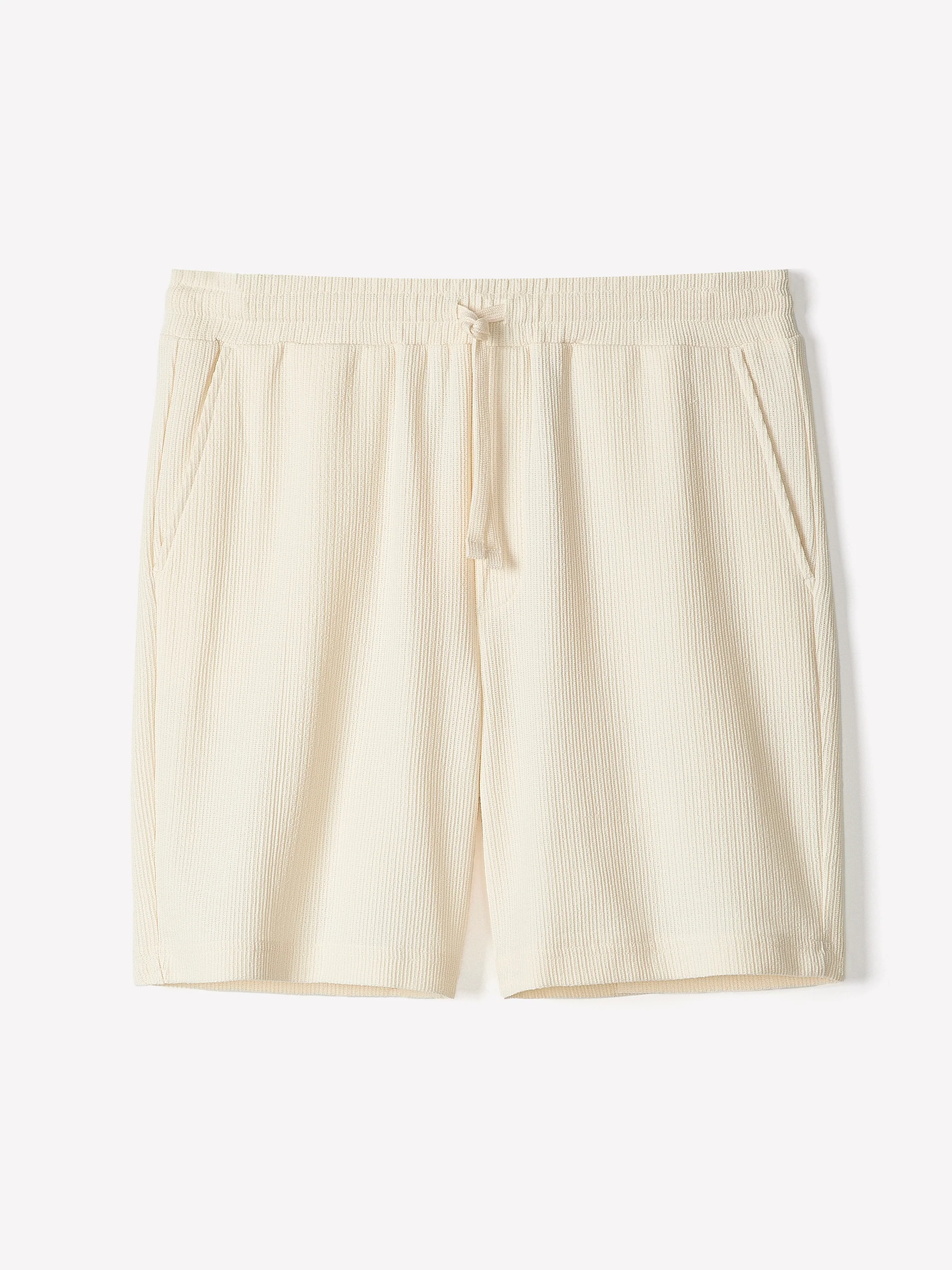Ribbed Sweater Short with Elastic Waistband - Image 5