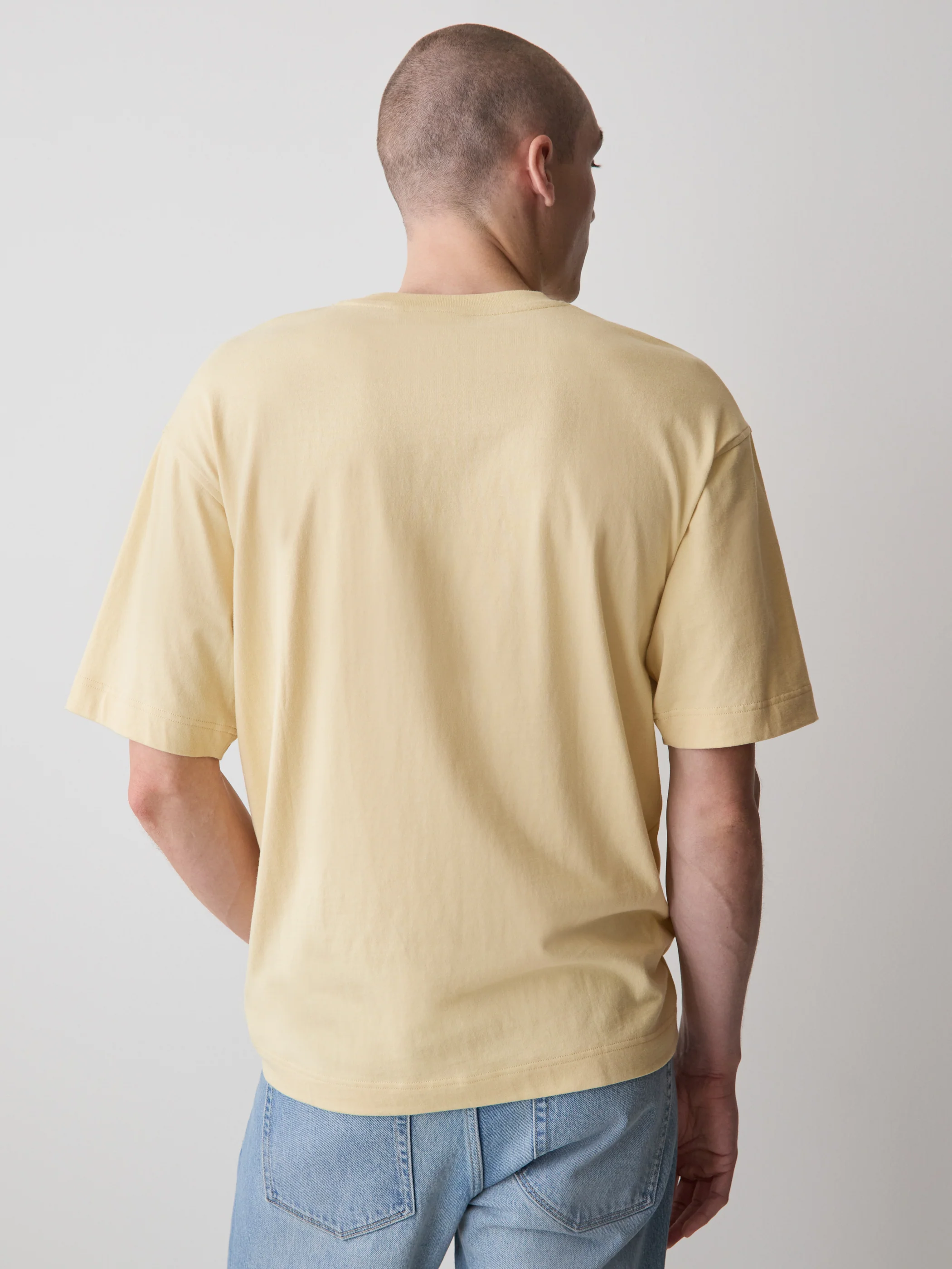 Oversized Short-Sleeve Crew-Neck Tee - Image 3