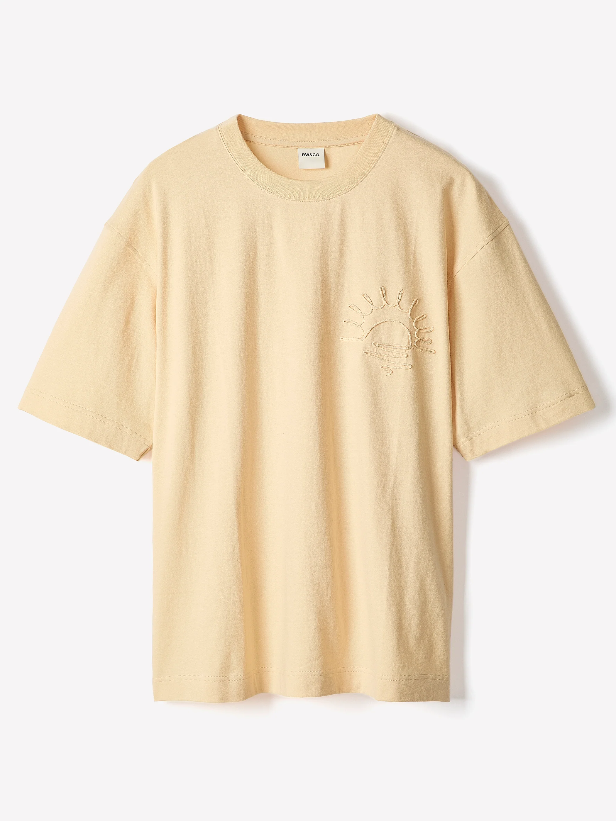 Oversized Short-Sleeve Crew-Neck Tee - Image 5