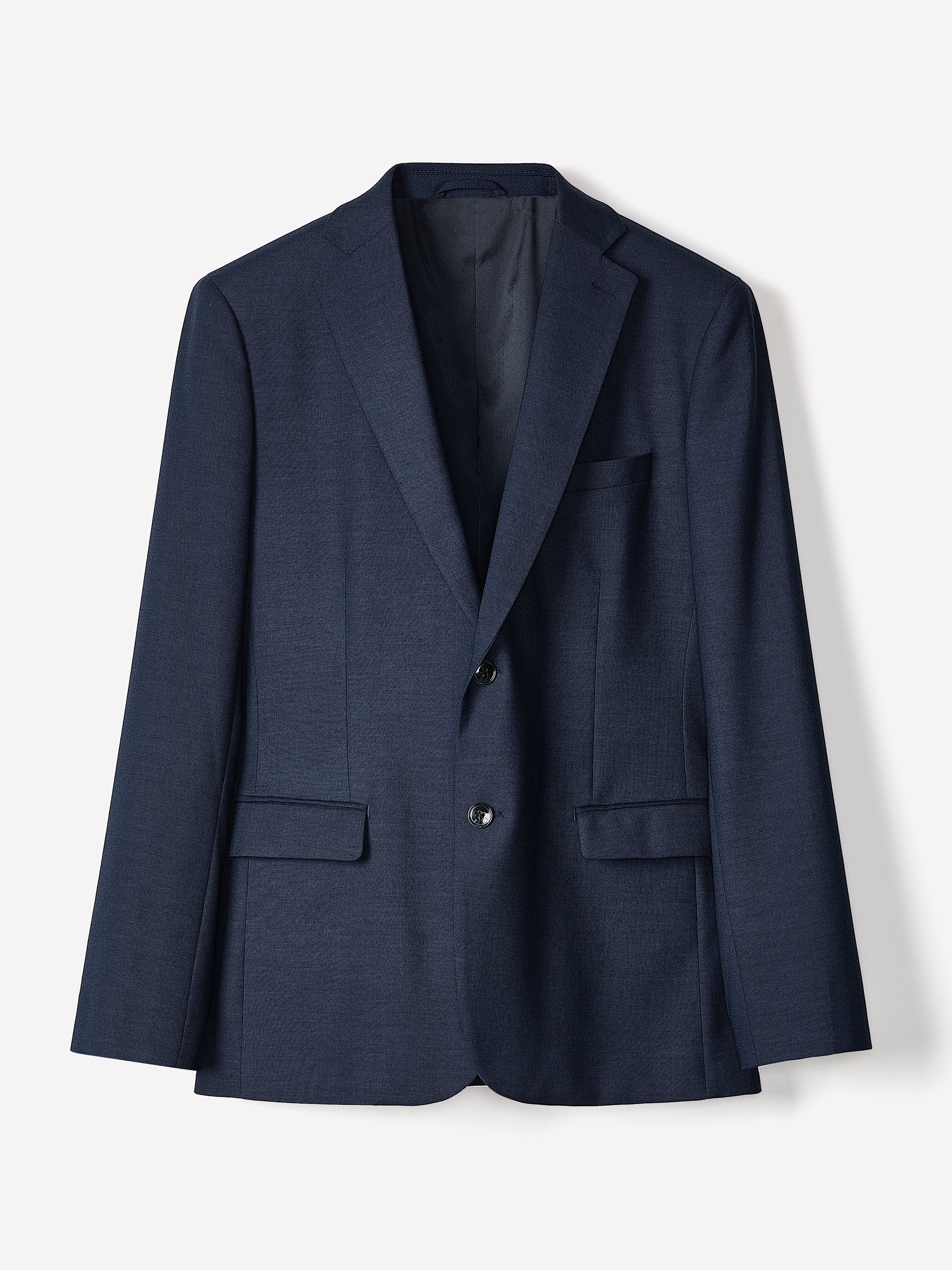 Essential Tailored Fit Navy Bue Suit Blazer - Image 6
