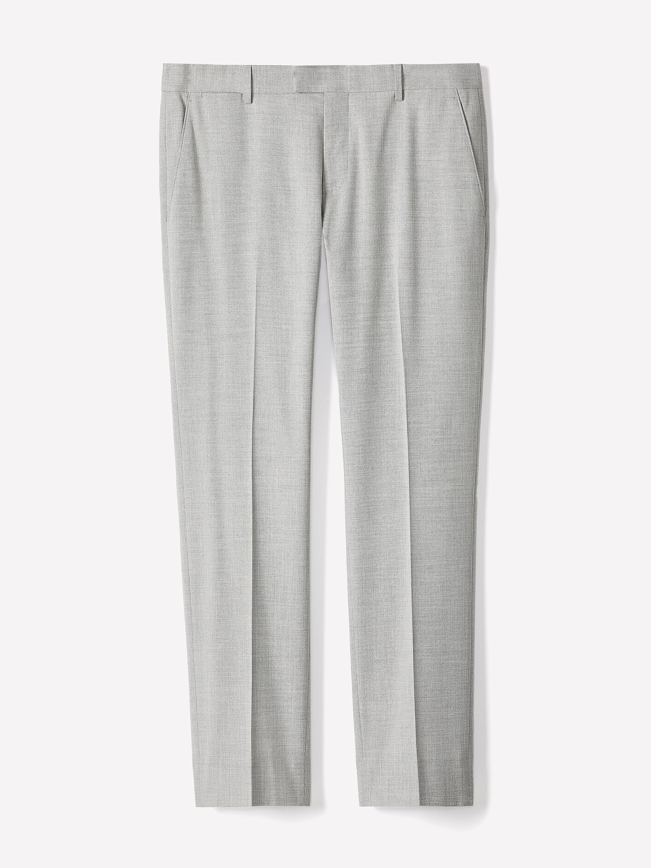 Essential Tailored Fit Light Grey Suit Pant - Image 6