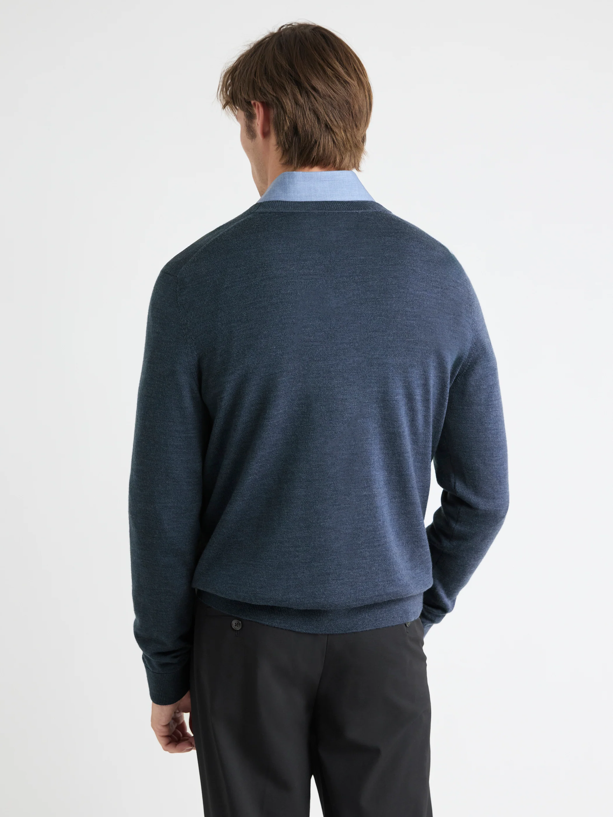 Merino Wool Crew Neck Sweater - Image 8