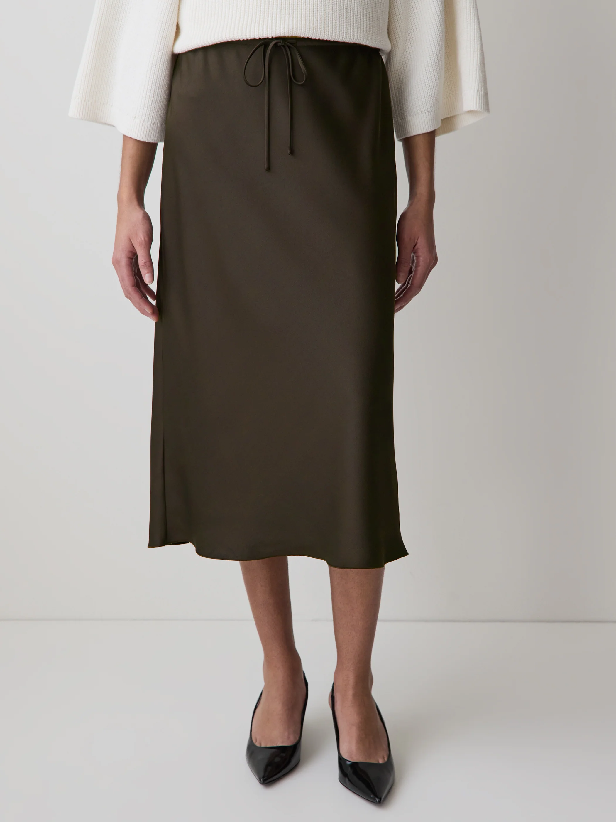 High-Rise Straight Midi Skirt - Image 2