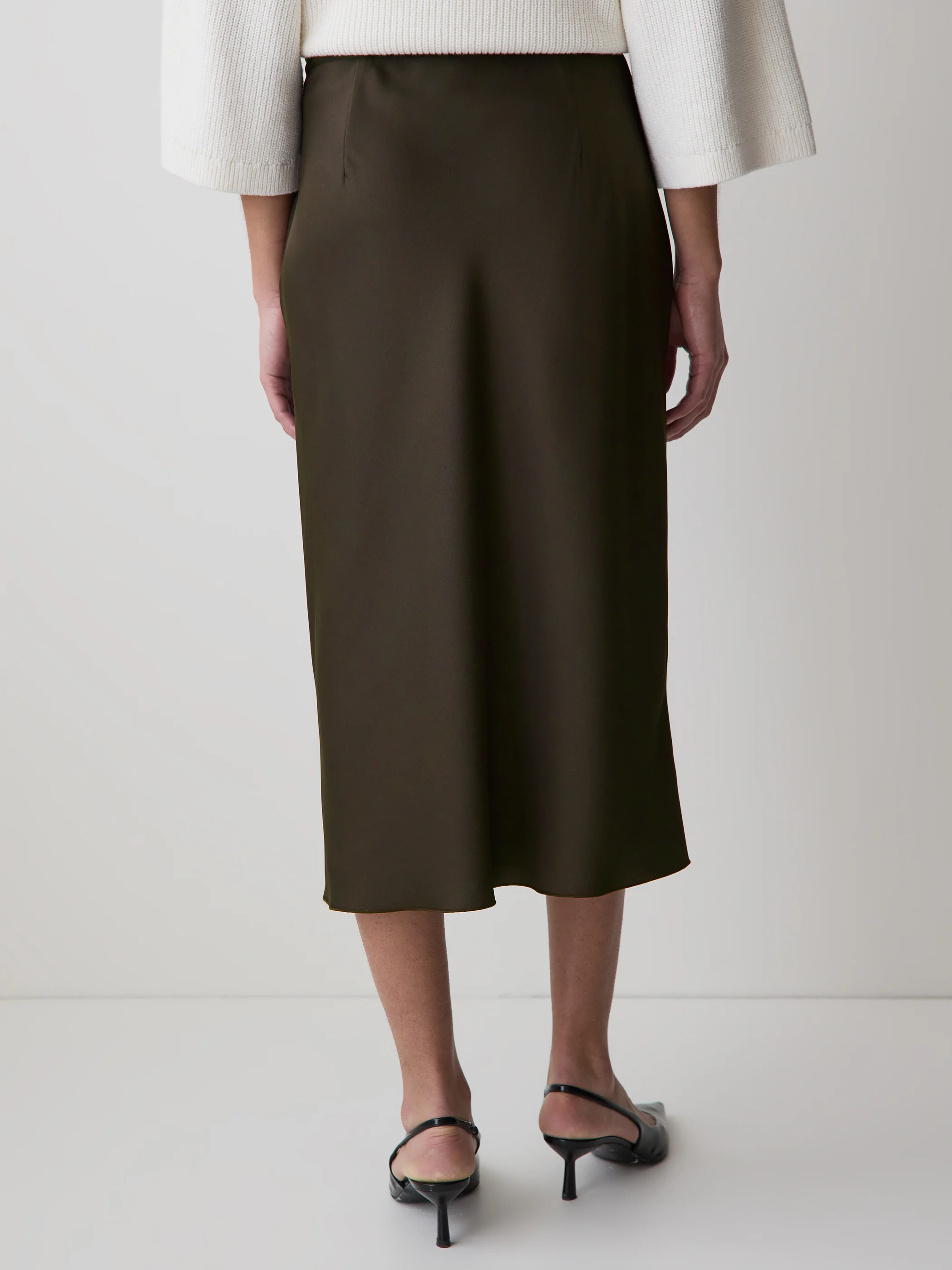 High-Rise Straight Midi Skirt - Image 3