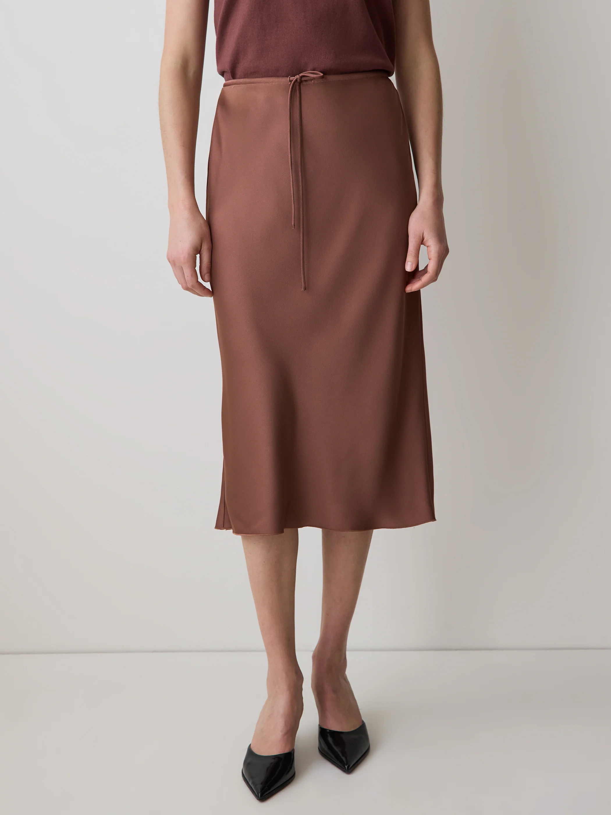 High-Rise Straight Midi Skirt - Image 8