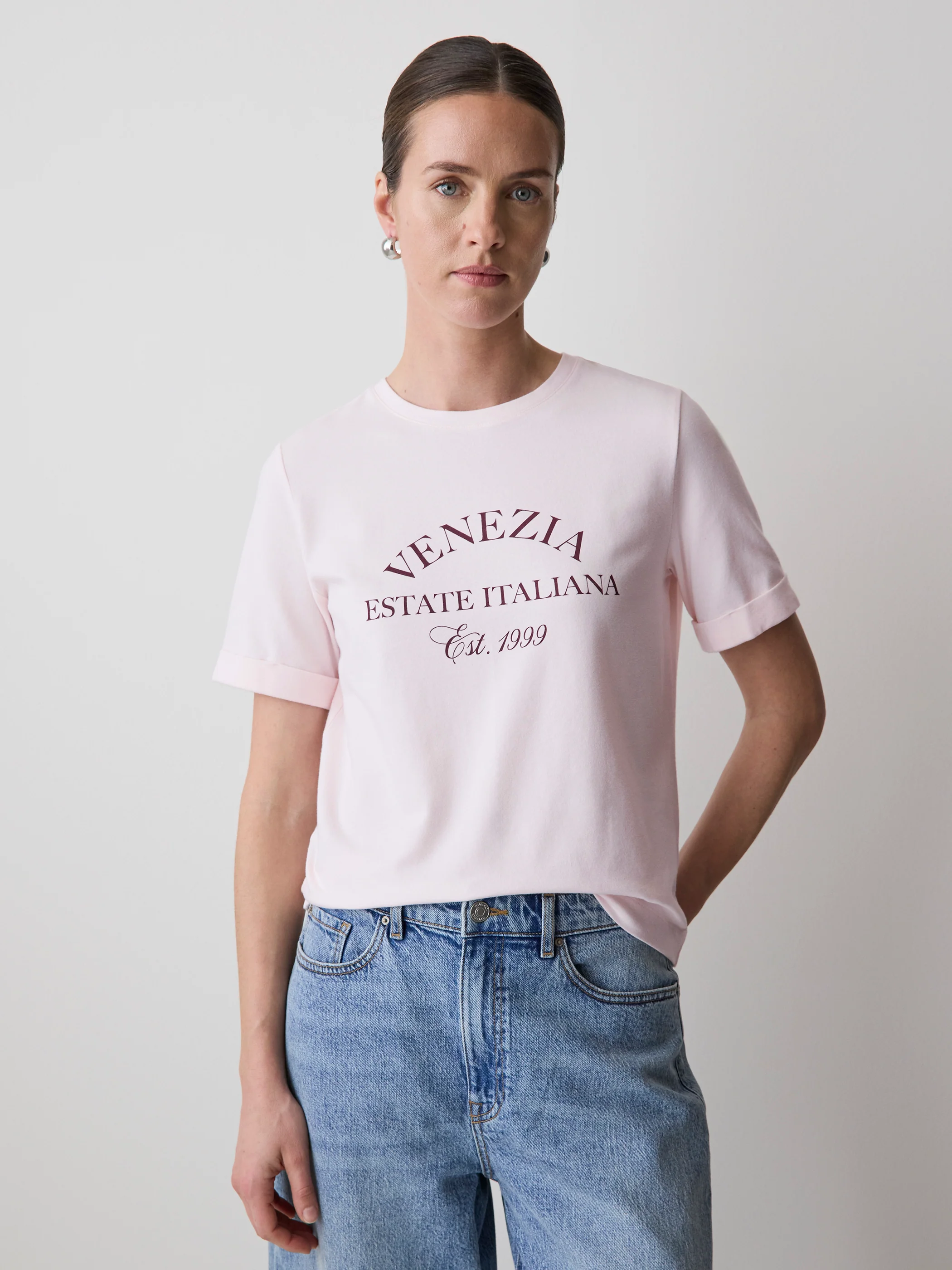 Organic Cotton Short-Sleeve Crew-Neck Tee - Image 6