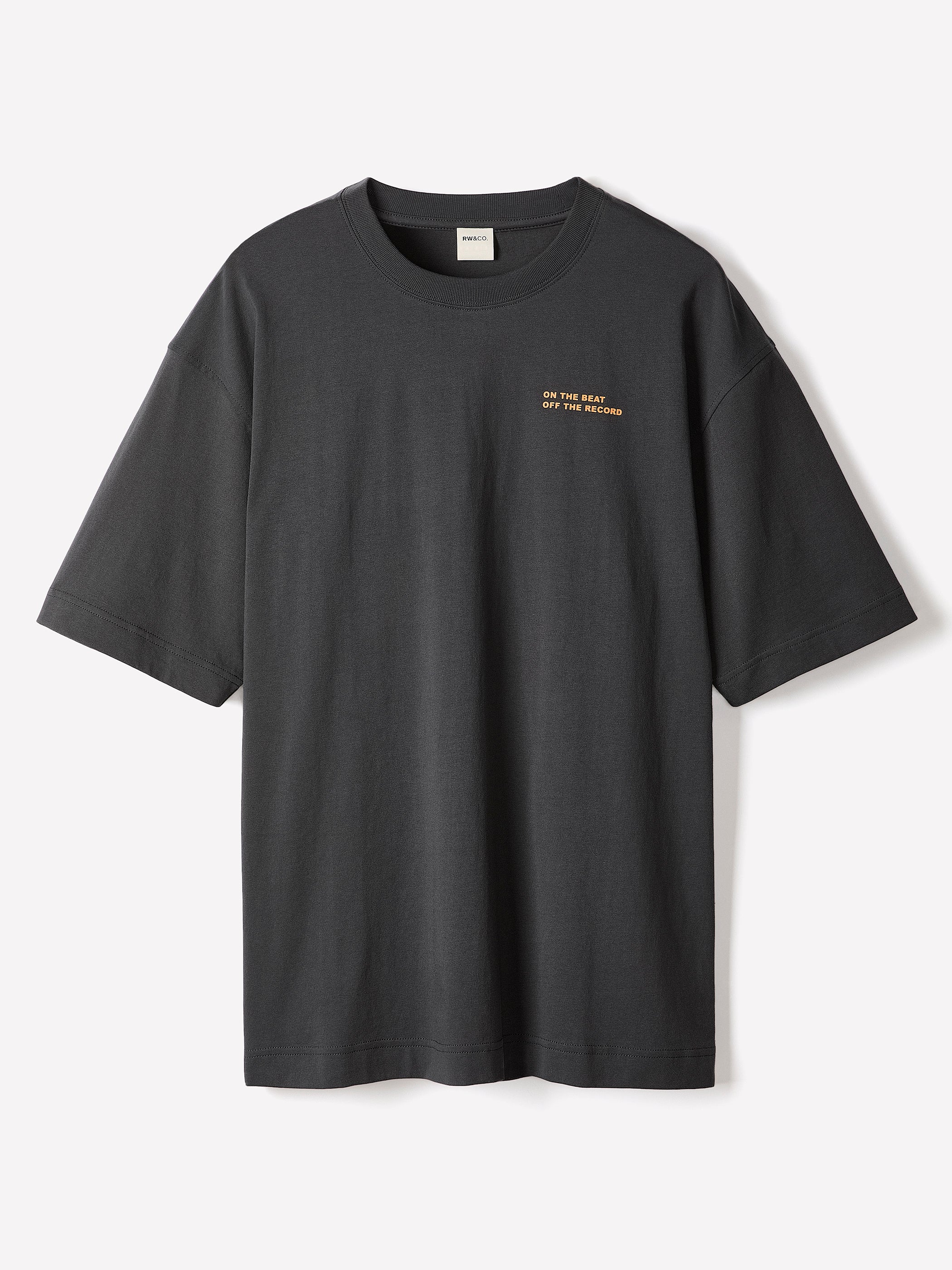Oversized Short-Sleeve Crew-Neck Tee with Print - Image 10