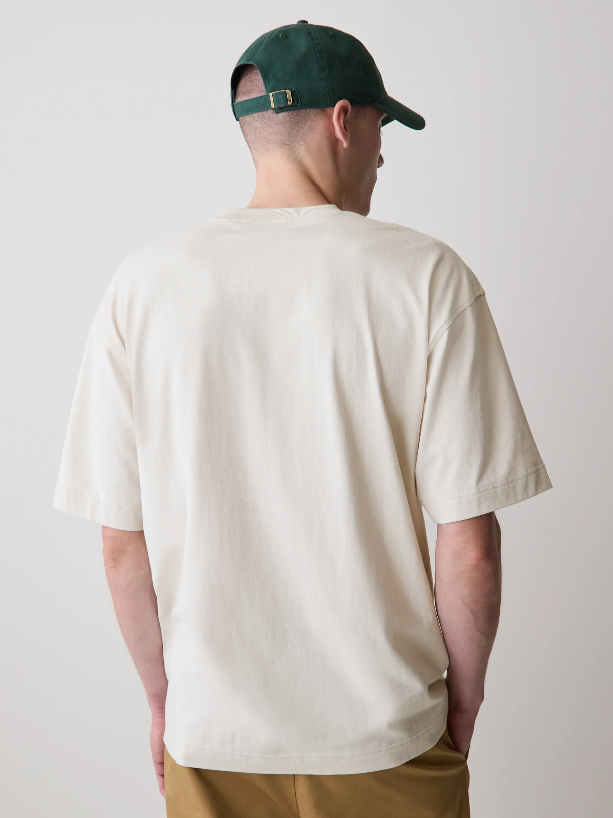 Oversized Short-Sleeve Crew-Neck Tee with Print - Image 13
