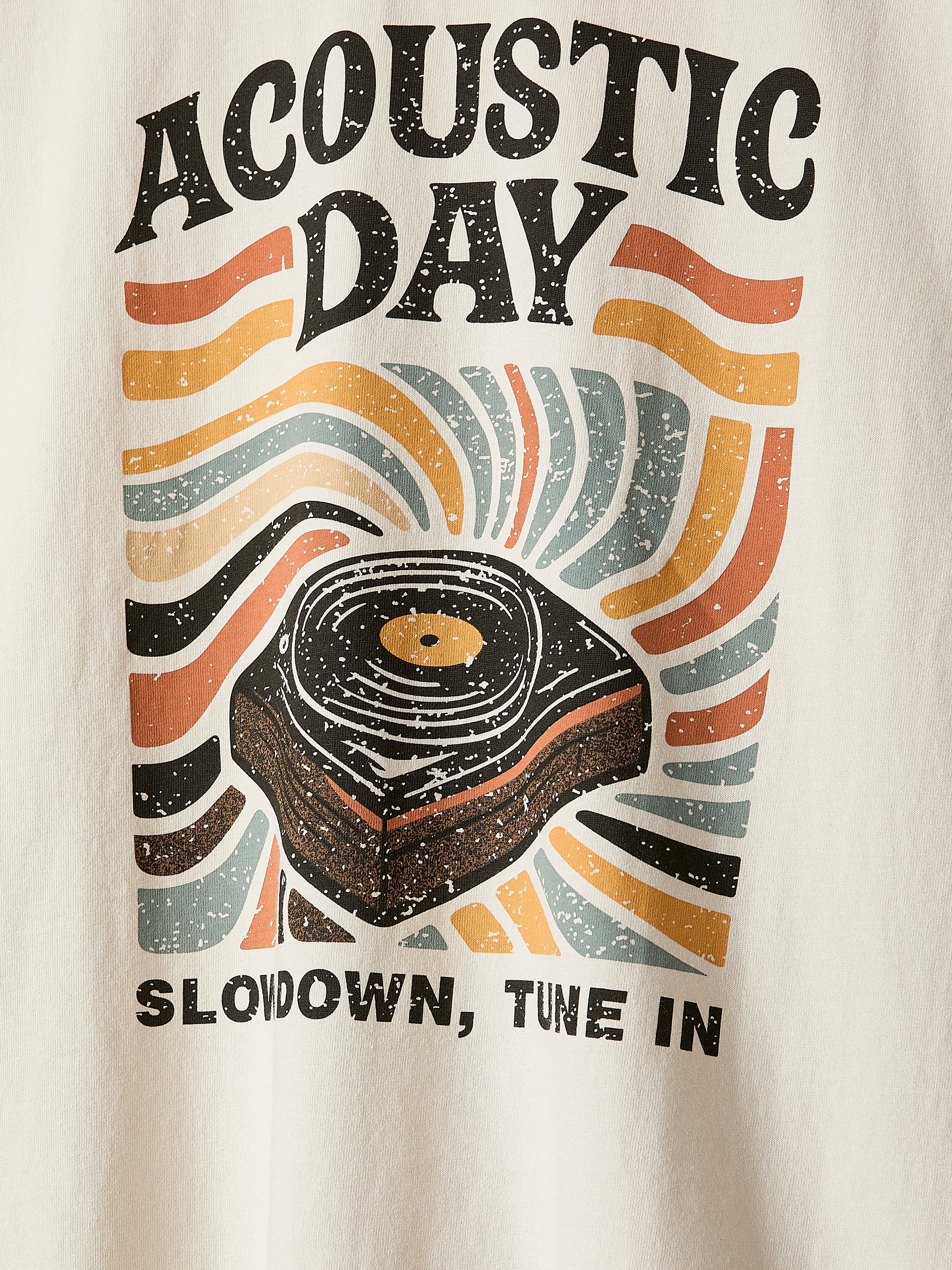 Oversized Short-Sleeve Crew-Neck Tee with Print - Image 14
