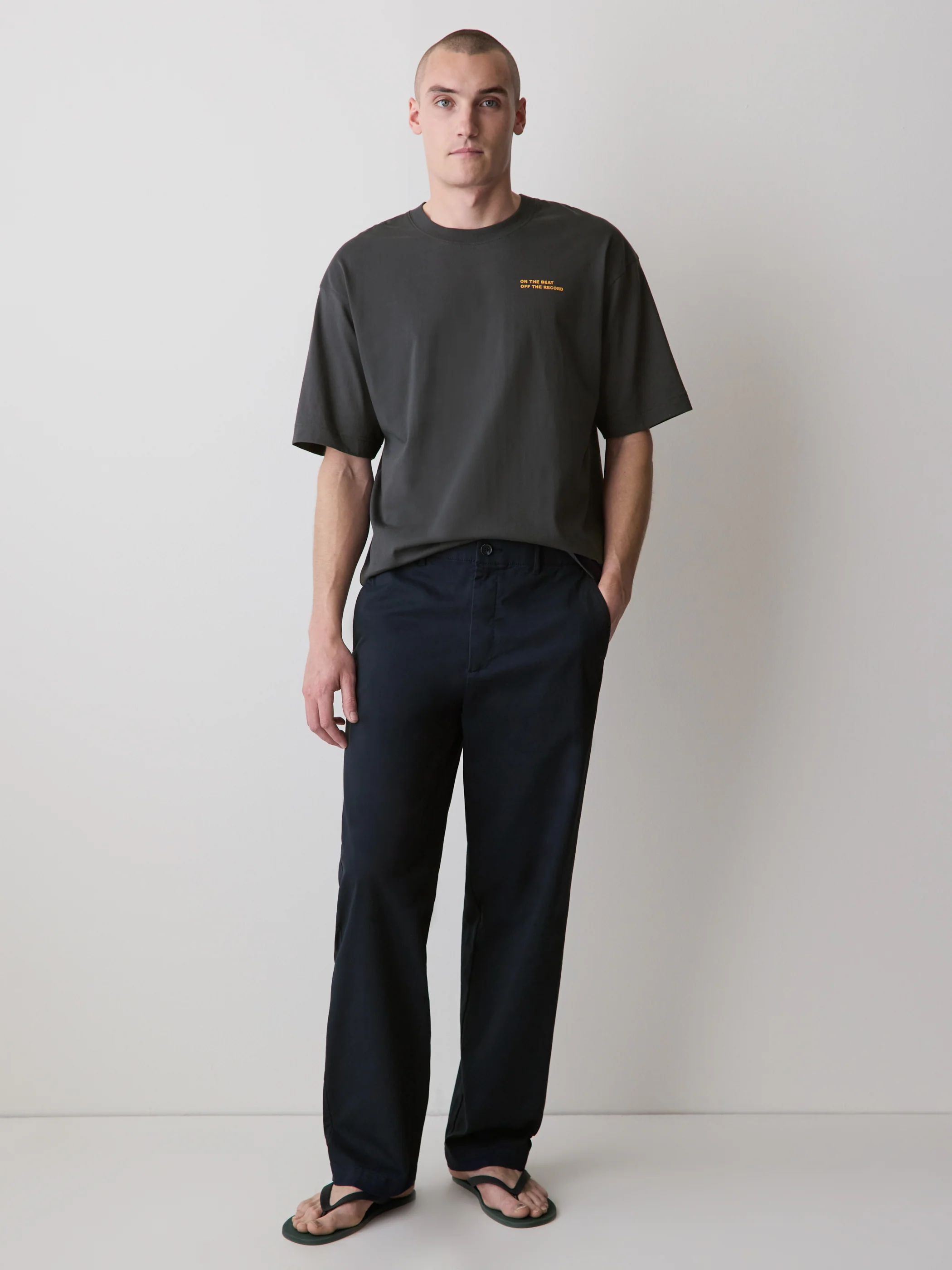 Oversized Short-Sleeve Crew-Neck Tee with Print - Image 7