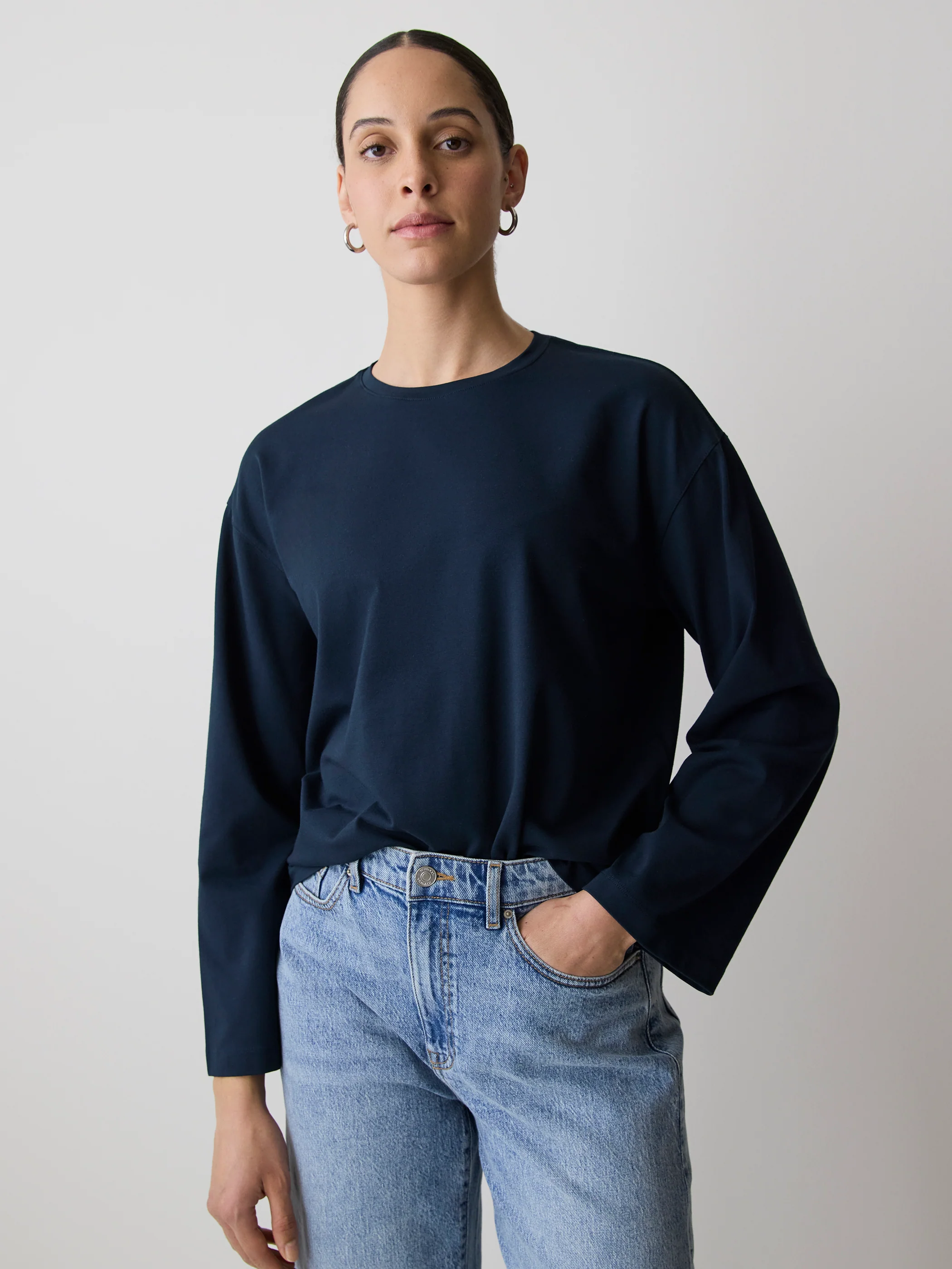 Oversized Supima Cotton Tee - Image 6
