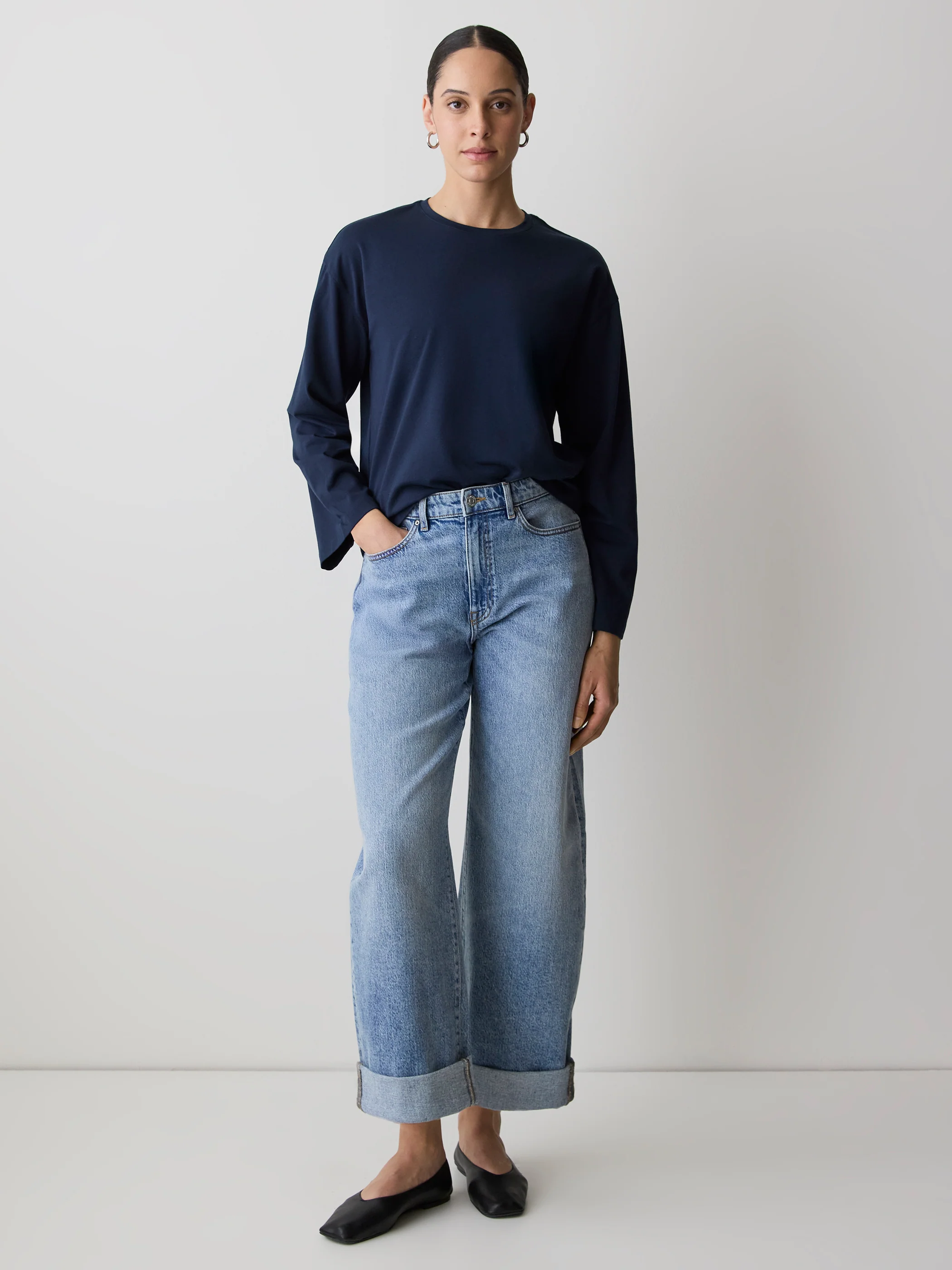Oversized Supima Cotton Tee - Image 7