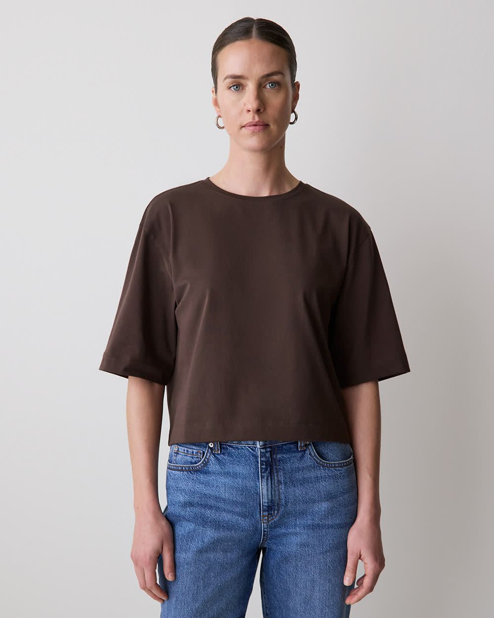 Loose Supima Cotton Tee - Image 11