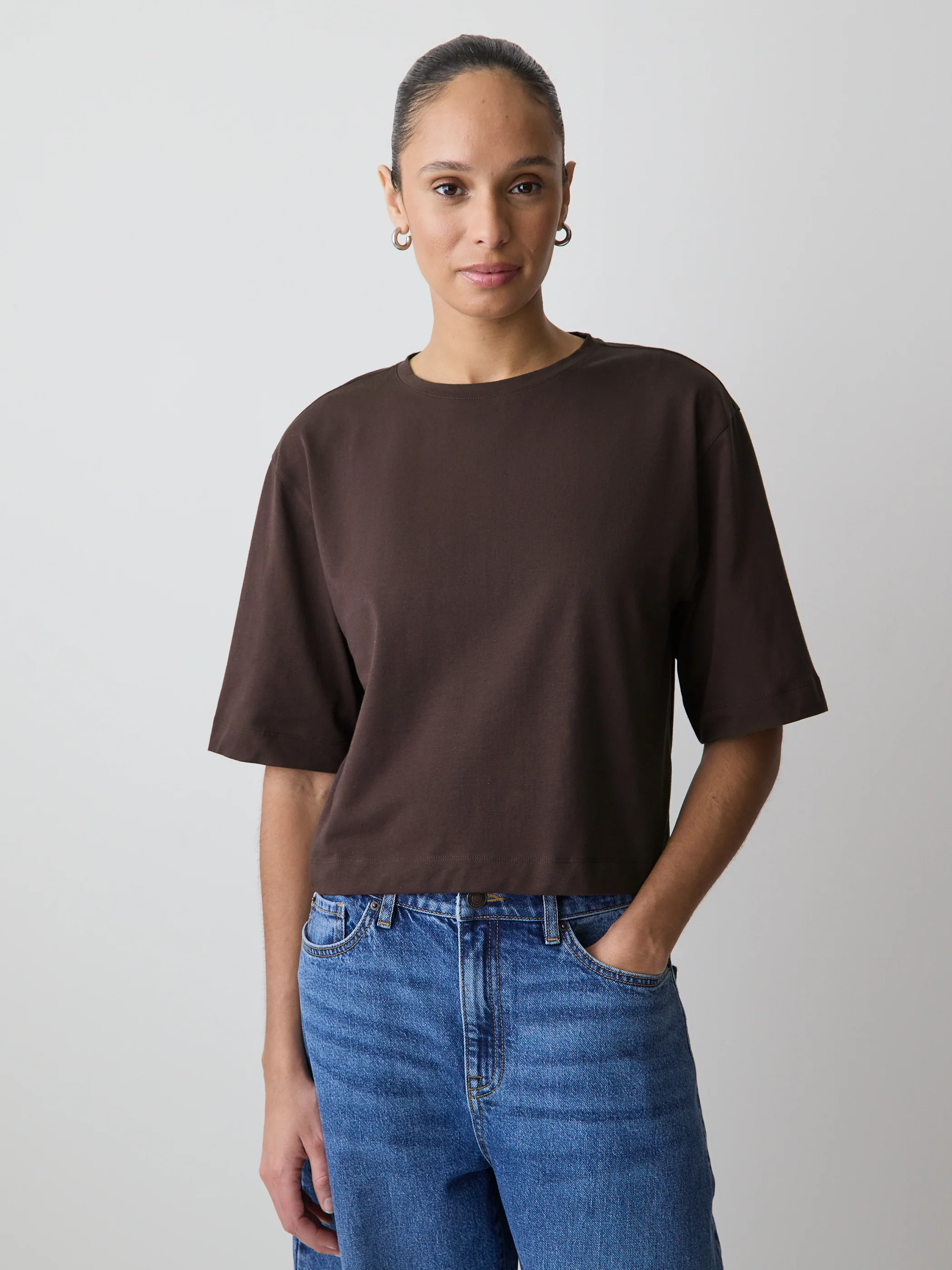 Loose Supima Cotton Tee - Image 6