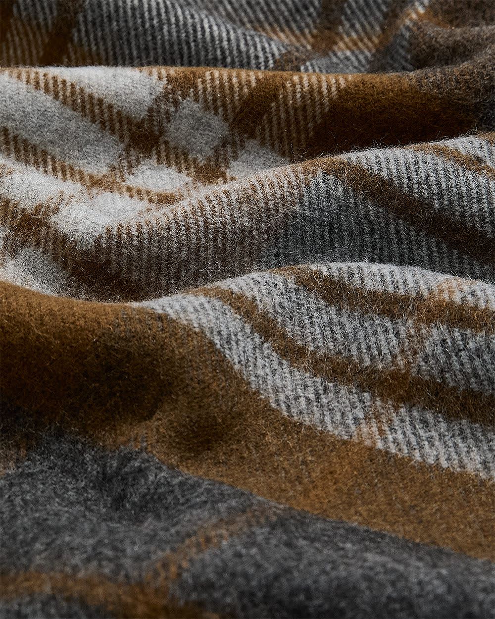 Plaid Scarf with Fringes - Image 6