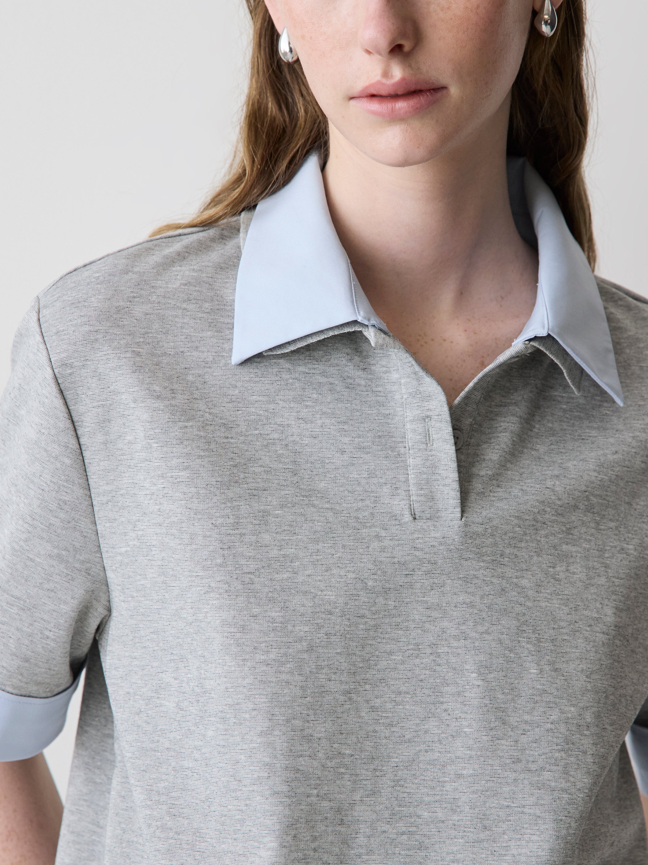 Mix-Media Short-Sleeve Polo - Image 4