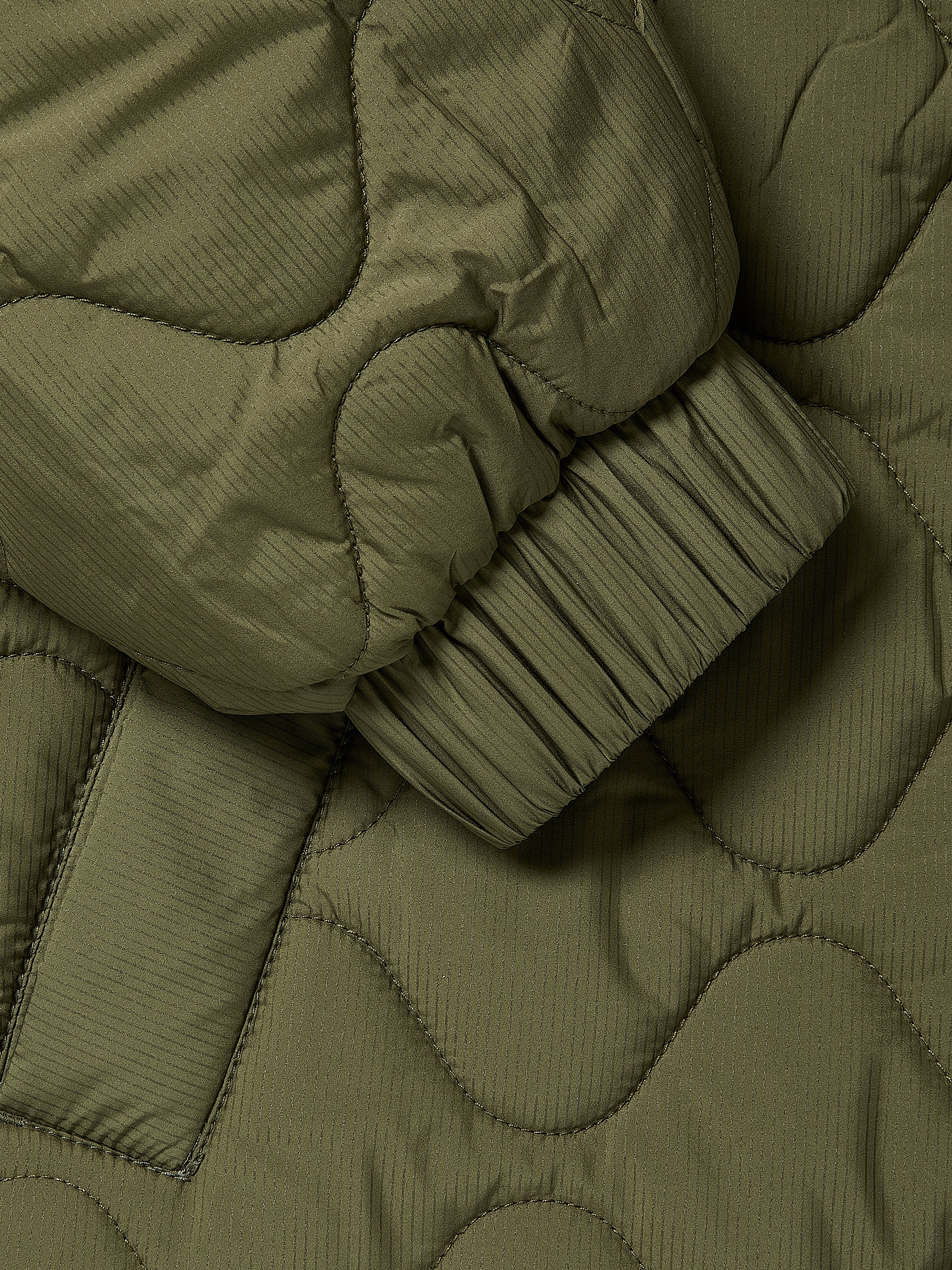 Quilted Bomber Jacket - Image 11