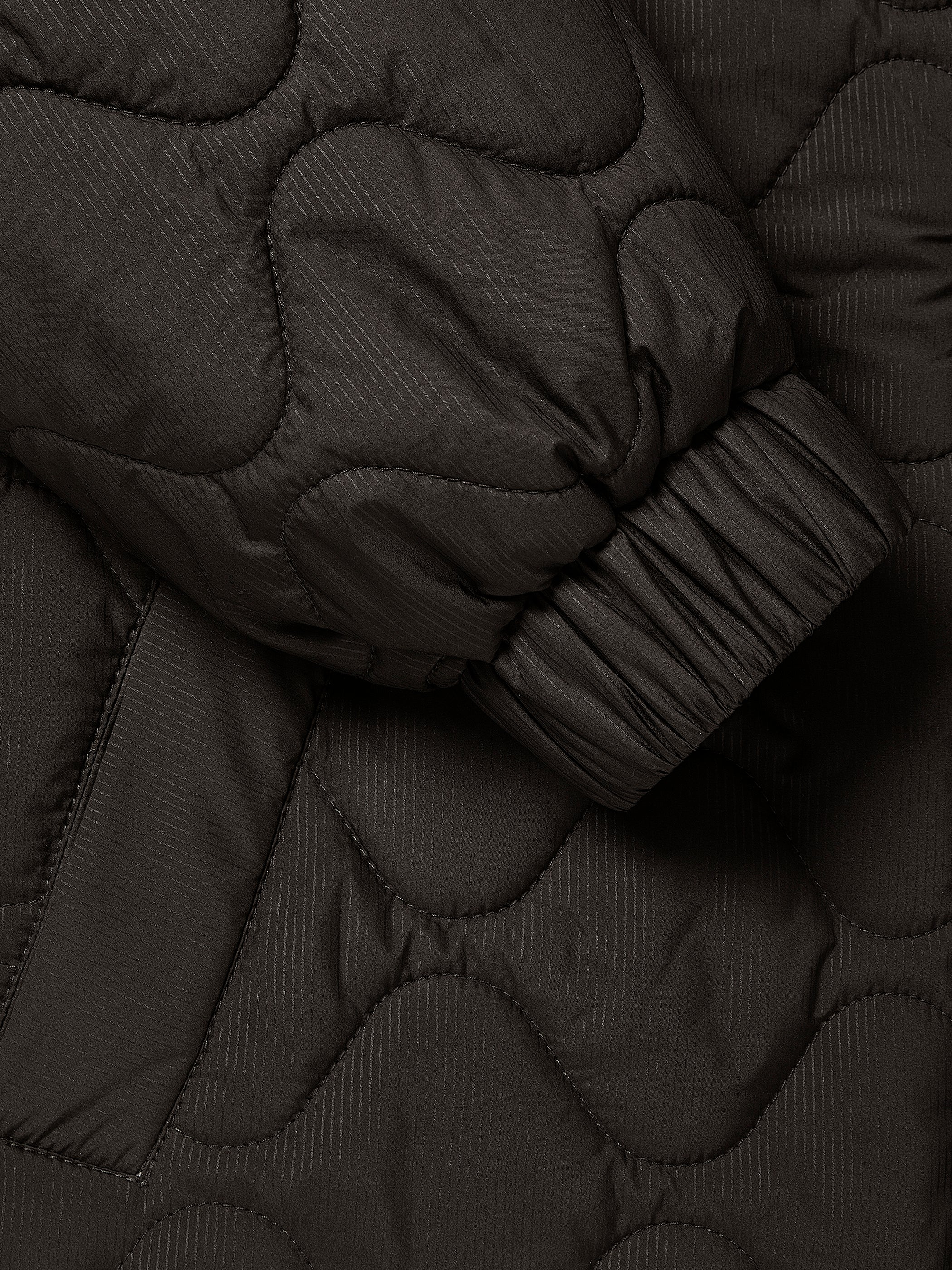 Quilted Bomber Jacket - Image 5