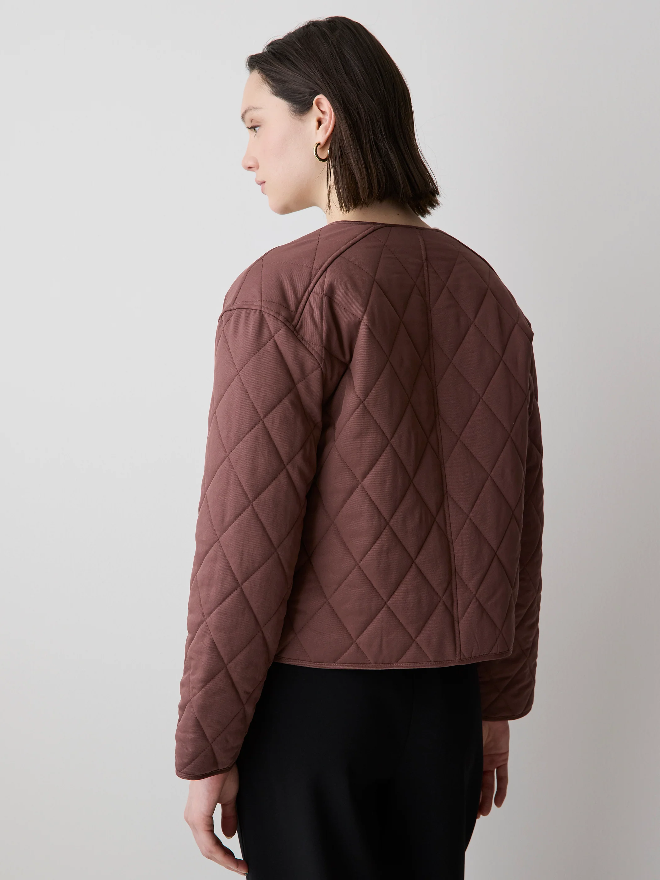 Boxy Quilted Jacket - Image 3