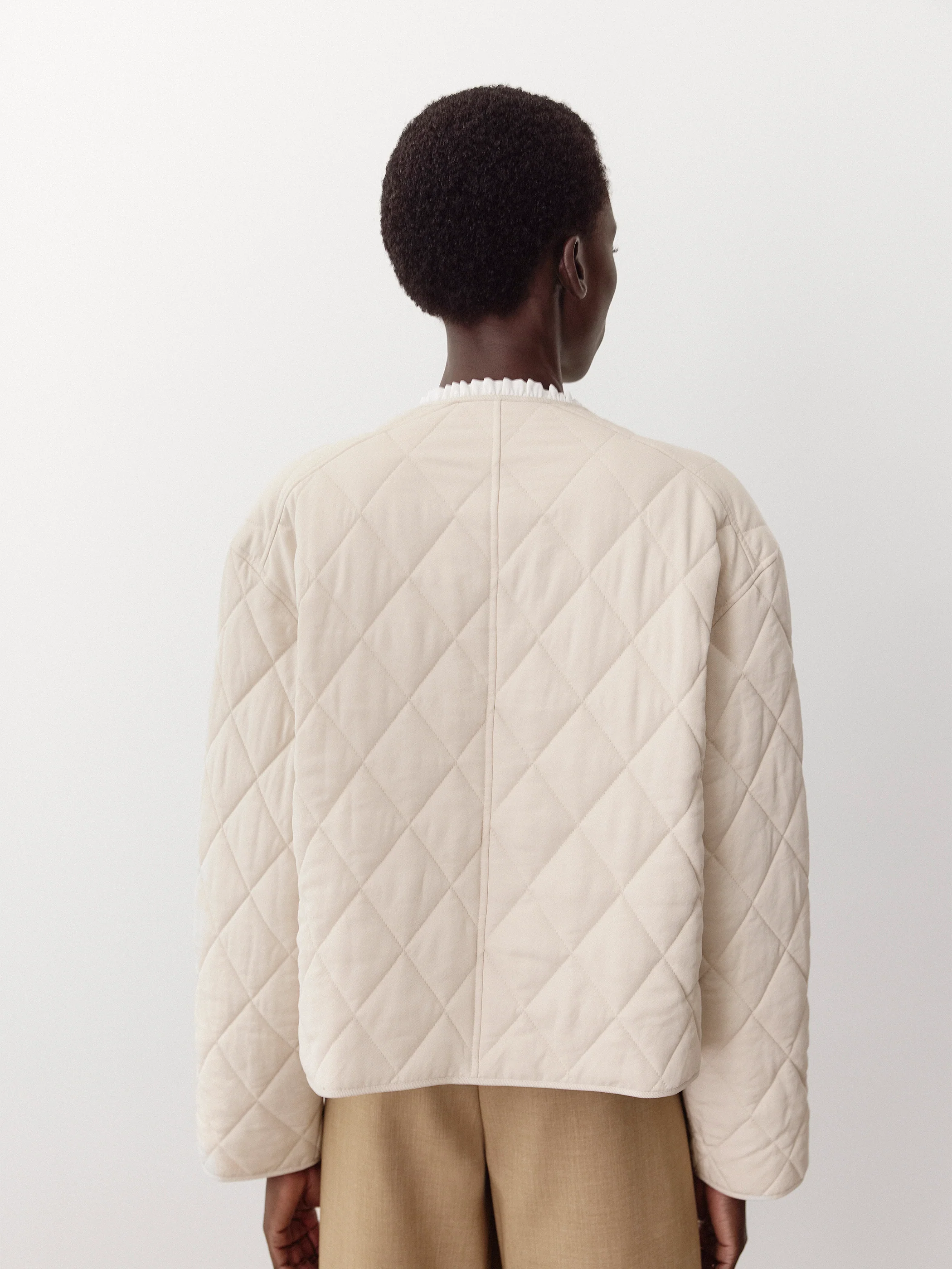 Boxy Quilted Jacket - Image 7