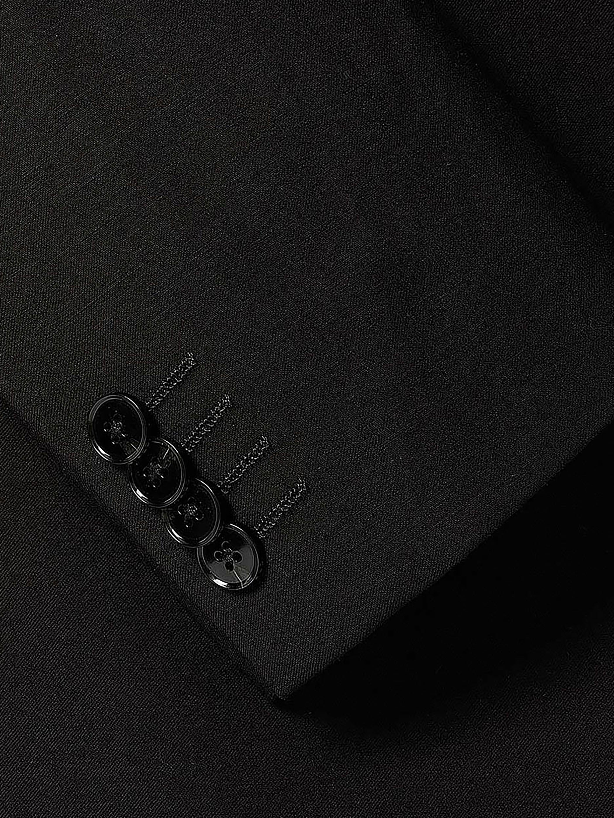 Regular Fit Essential Black Blazer - Image 2