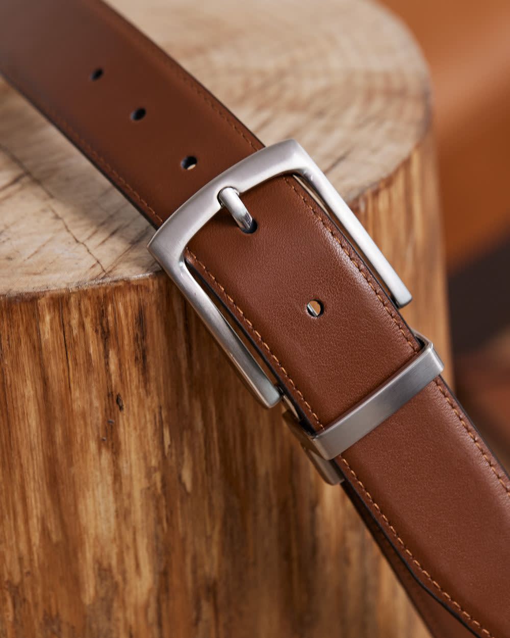 Reversible Belt with Classic Buckle - Image 2