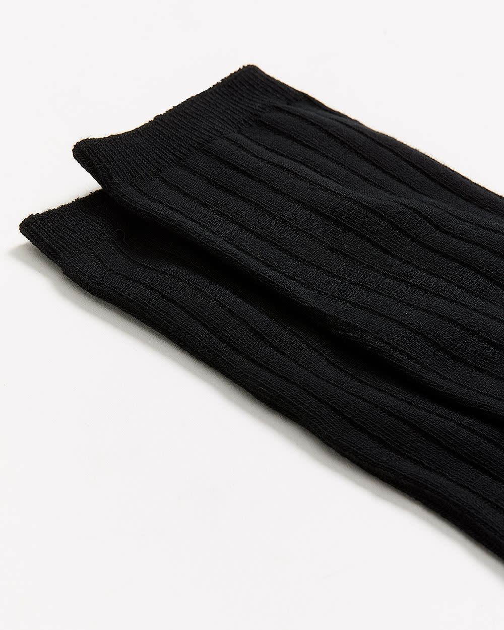 Ribbed Crew Socks - Image 2