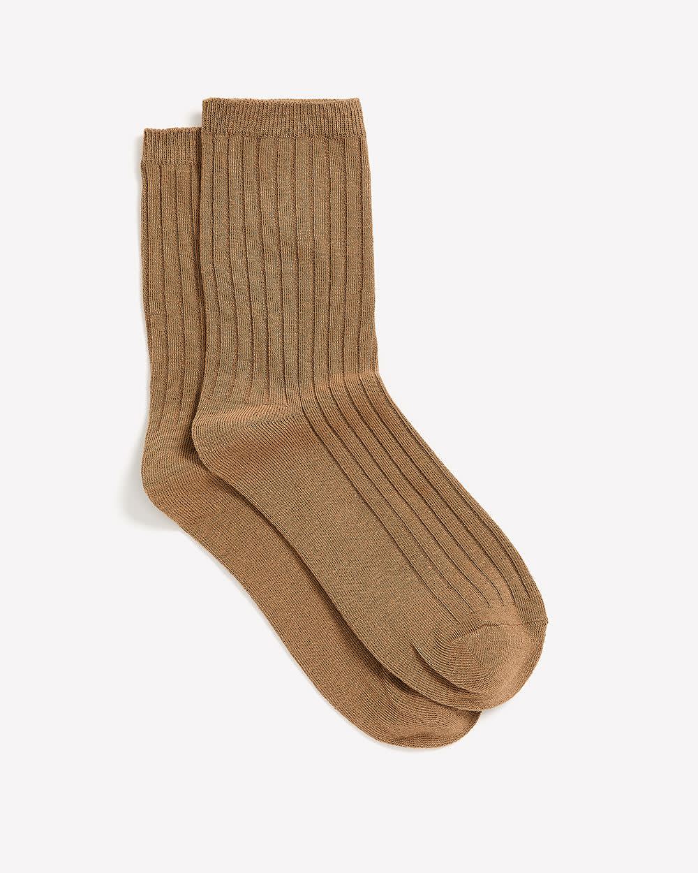 Ribbed Crew Socks - Image 5