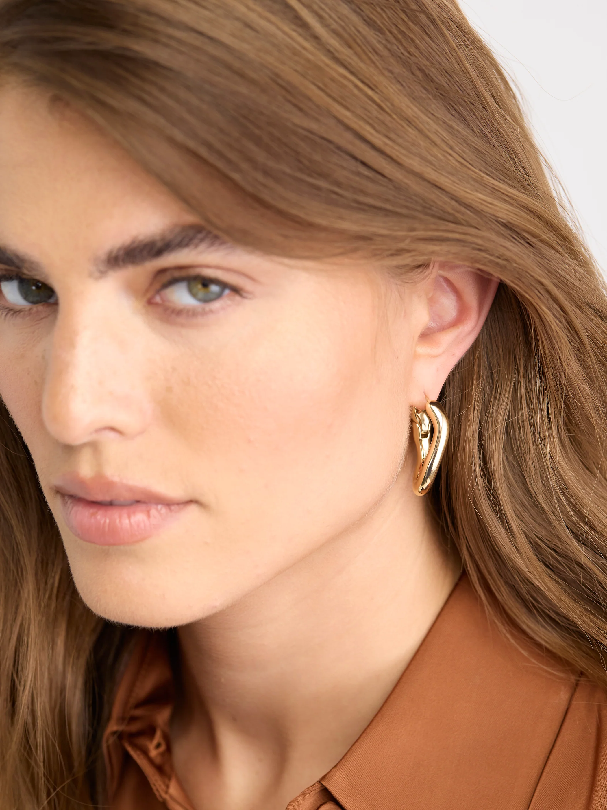 Sculptural Hoop Earrings - Image 2