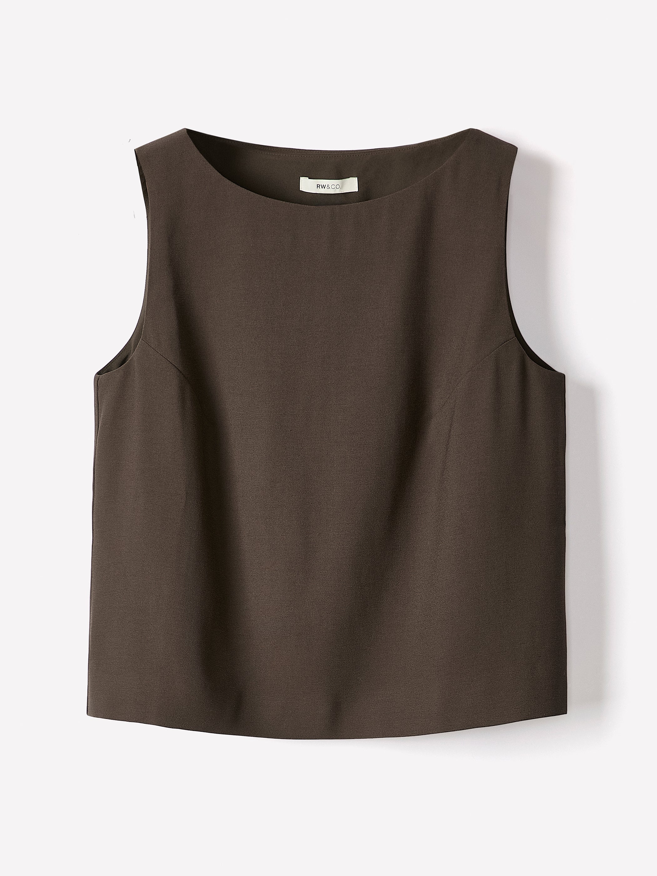 Crew-Neck Cami with Wrap Back - Image 5