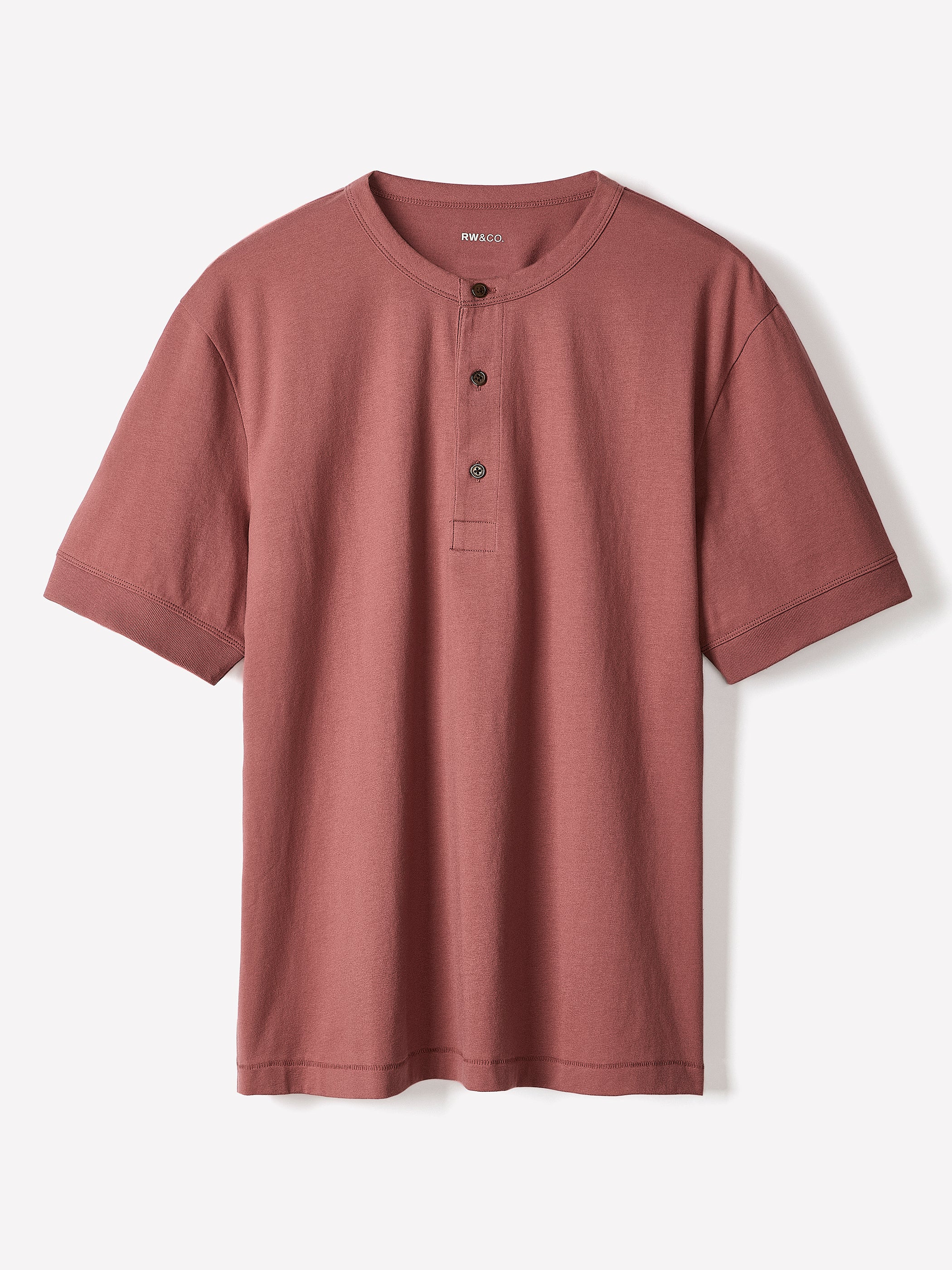 Short-Sleeve Henley T-Shirt - Image 11