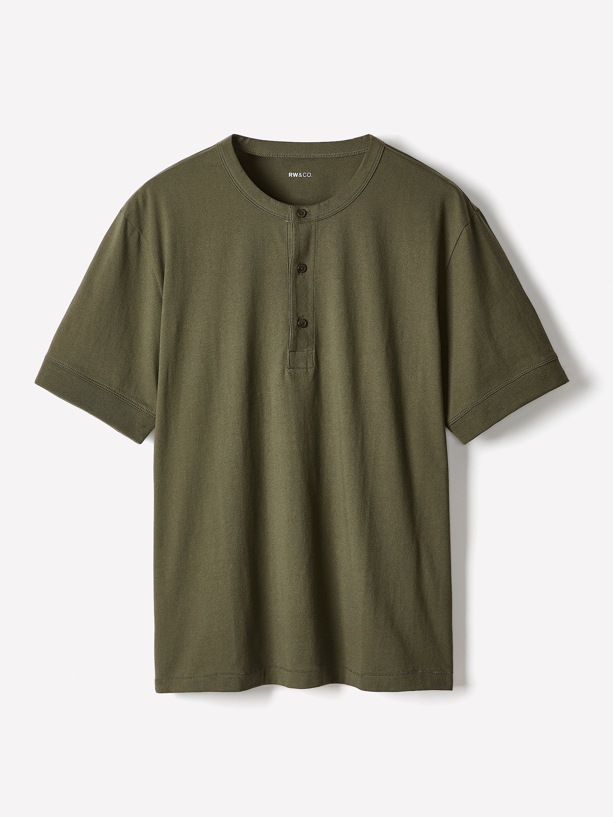 Short-Sleeve Henley T-Shirt - Image 17