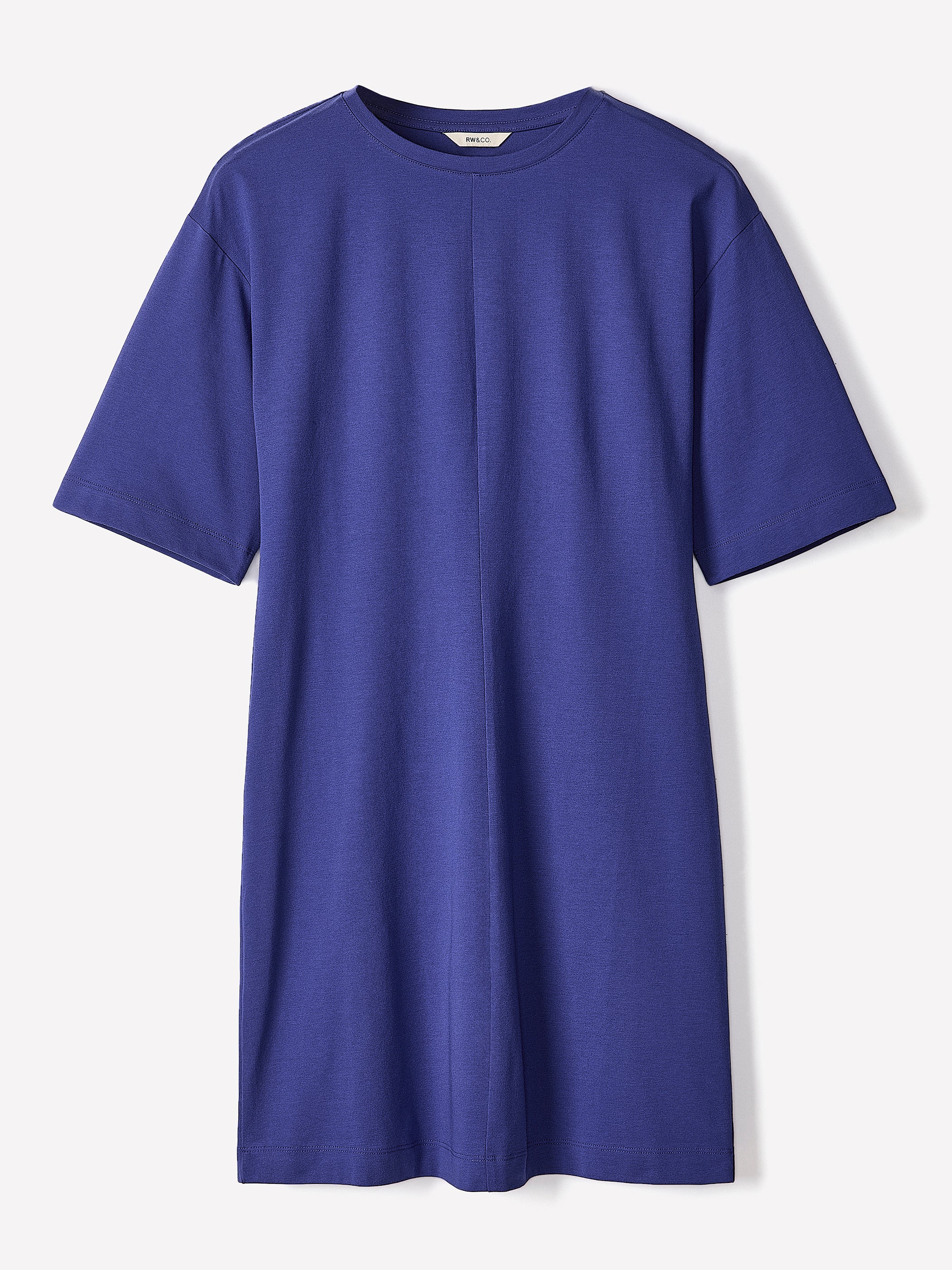 Short-Sleeve Crew-Neck Mini Dress - Image 10