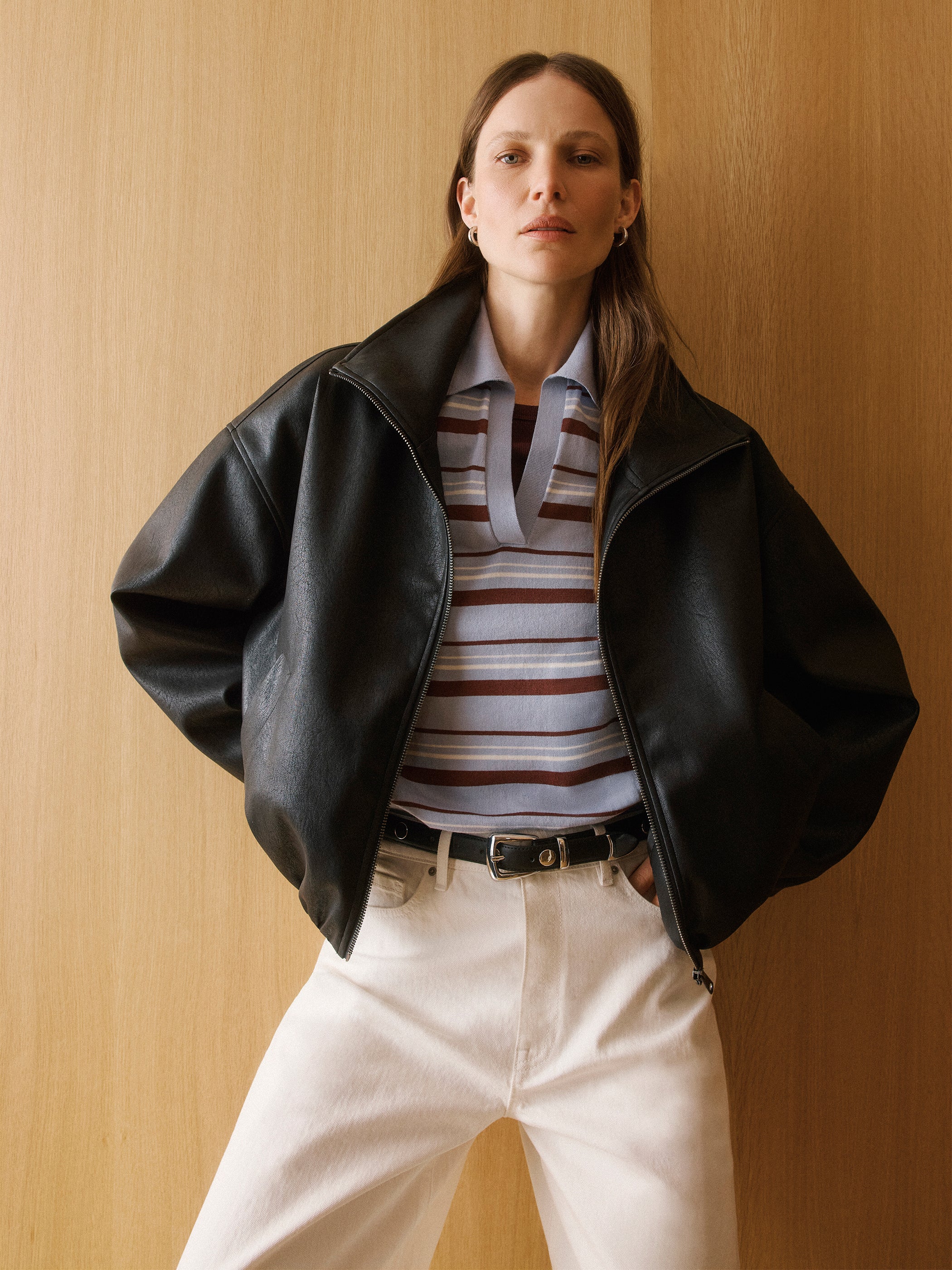 Short-Sleeve Polo Sweater - Image 7