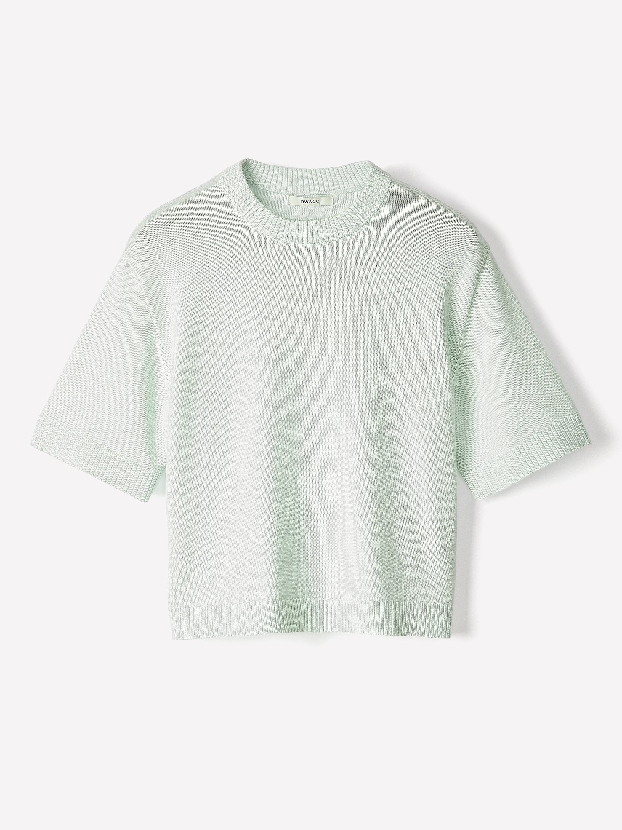 Wool-Blend Short-Sleeve Crew-Neck Sweater - Image 15