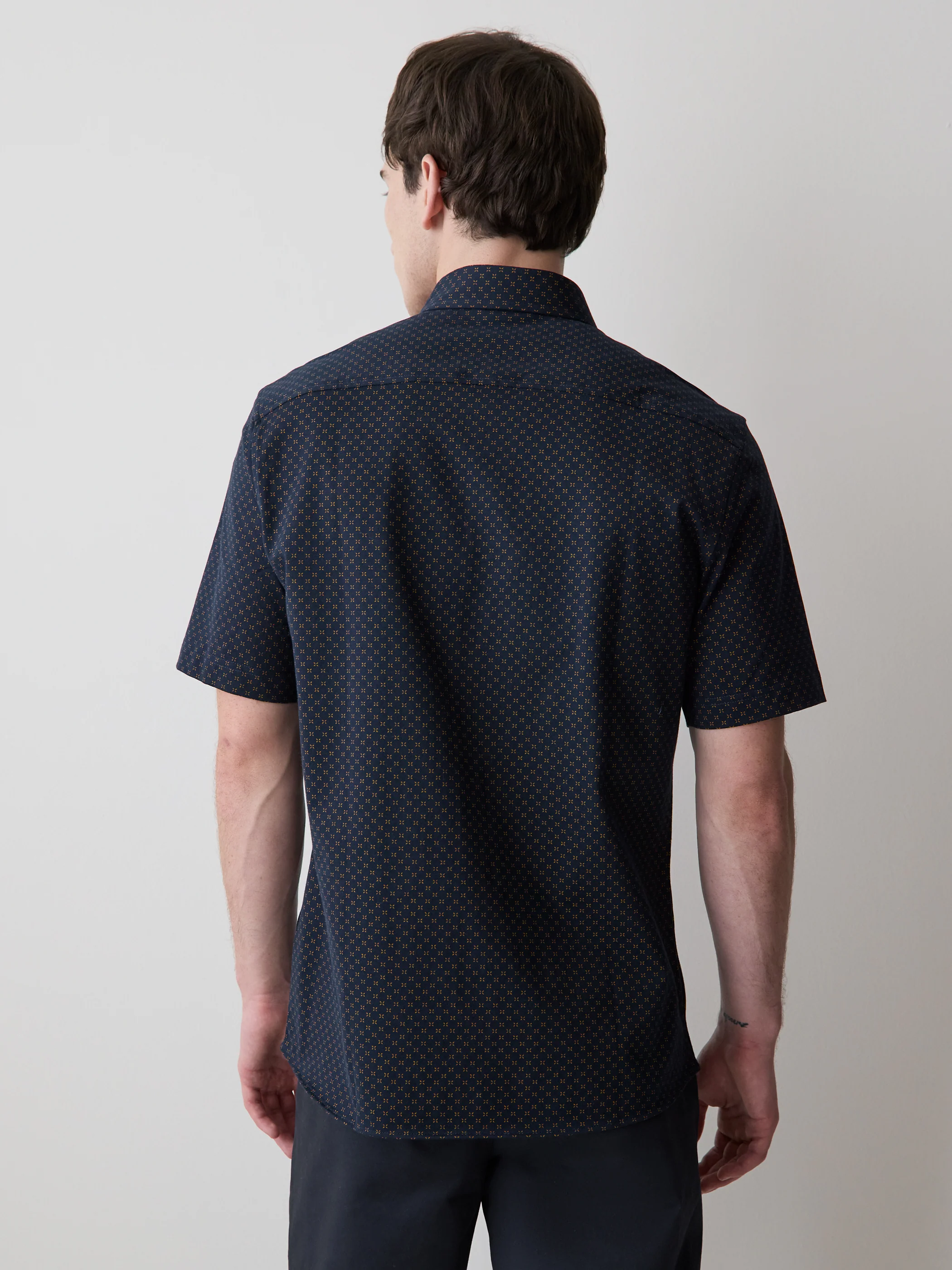 Slim-Fit Short-Sleeve Jersey Shirt - Image 8