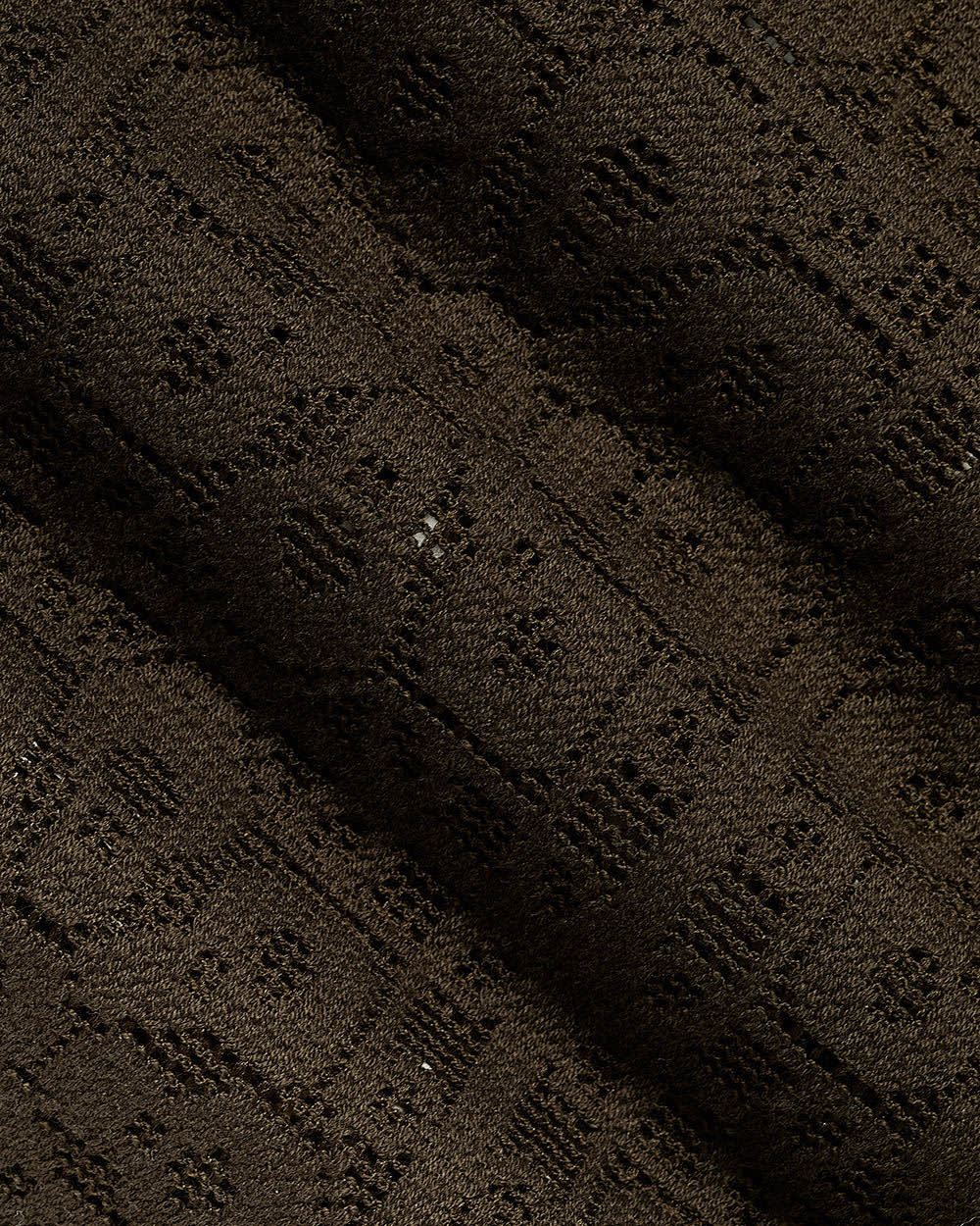 Short-Sleeve Lace Shirt with Camp Collar - Image 4