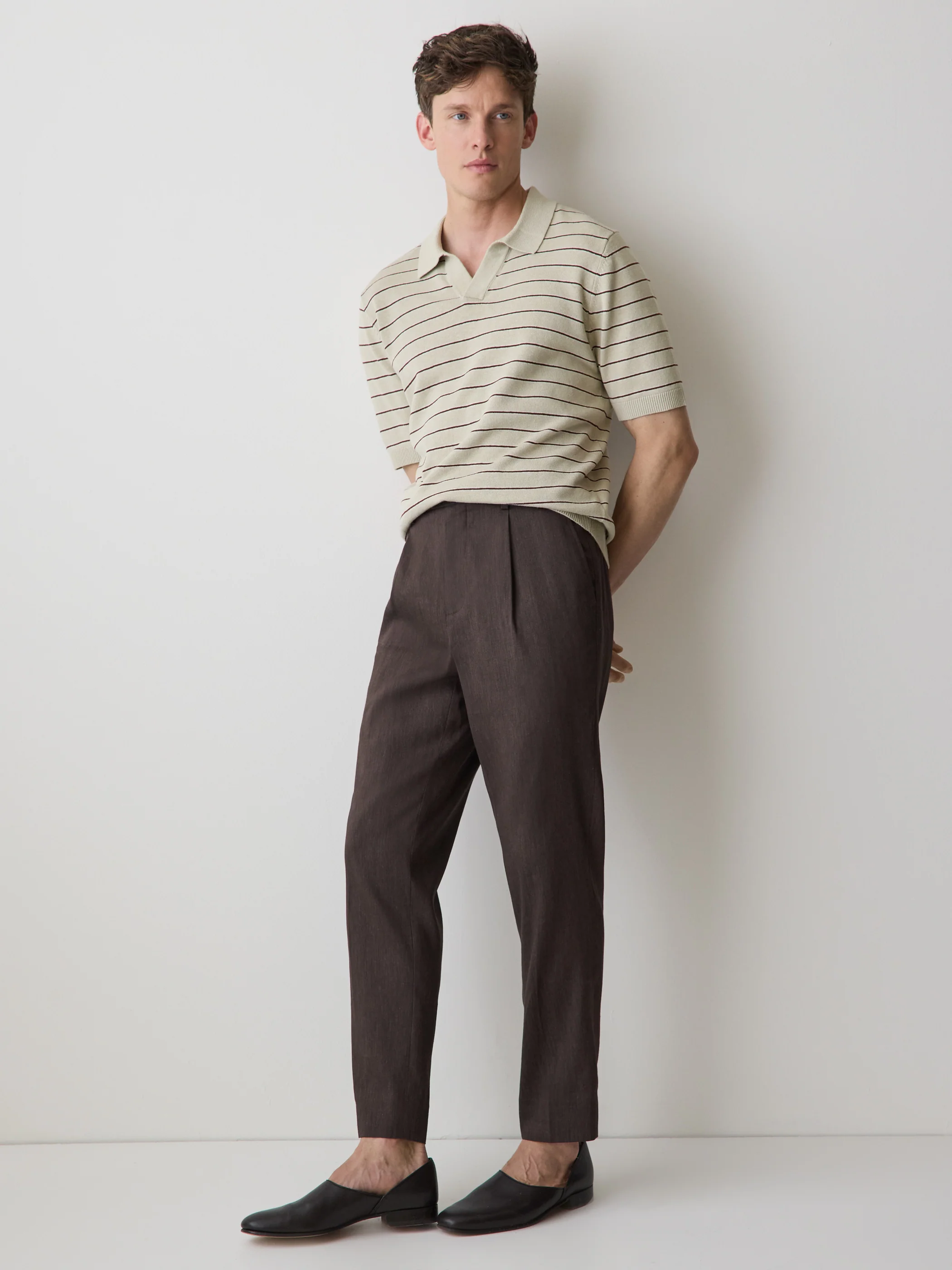 Linen-Blend Short-Sleeve Polo - Image 14