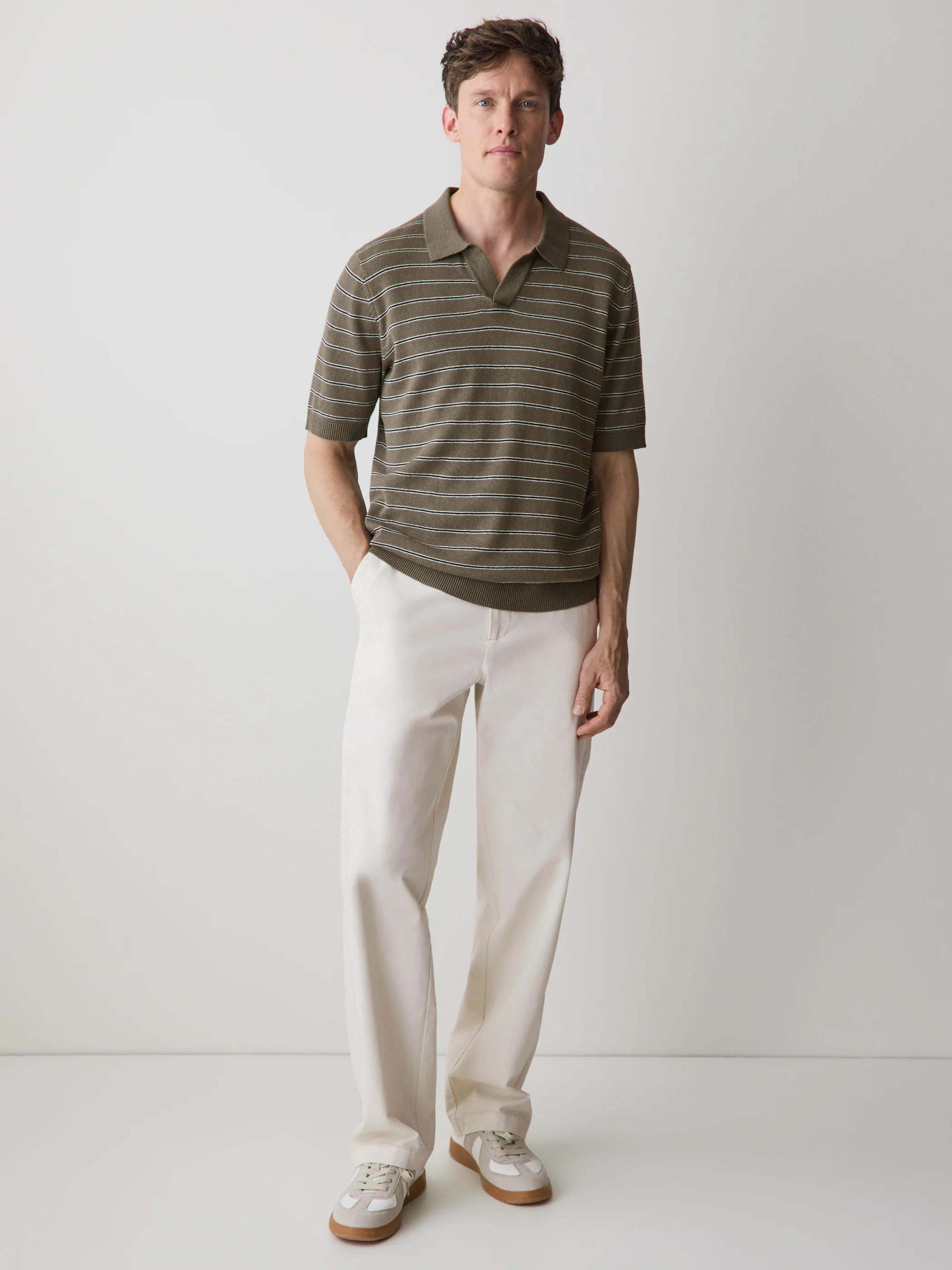 Linen-Blend Short-Sleeve Polo - Image 20