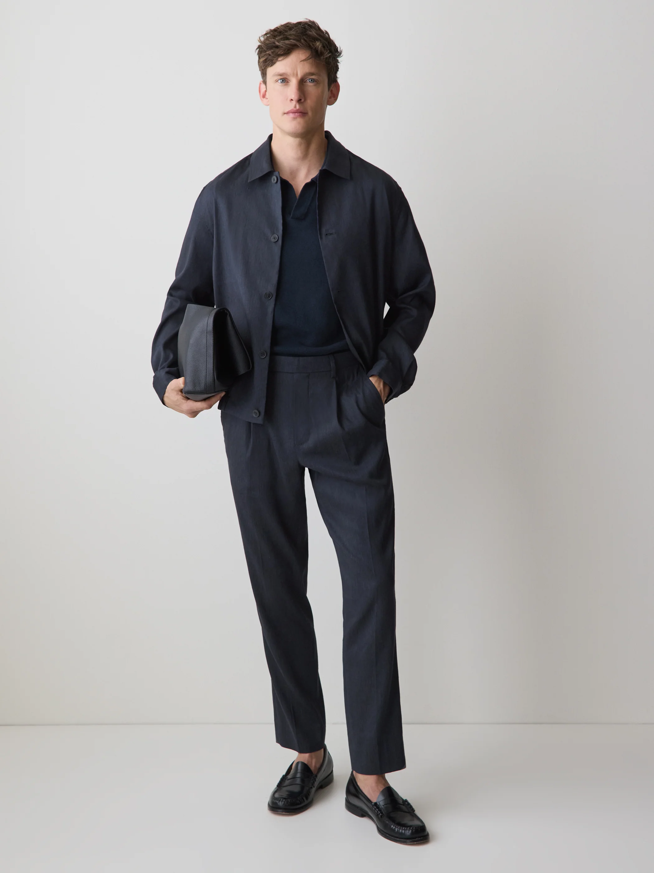 Linen-Blend Short-Sleeve Polo - Image 8