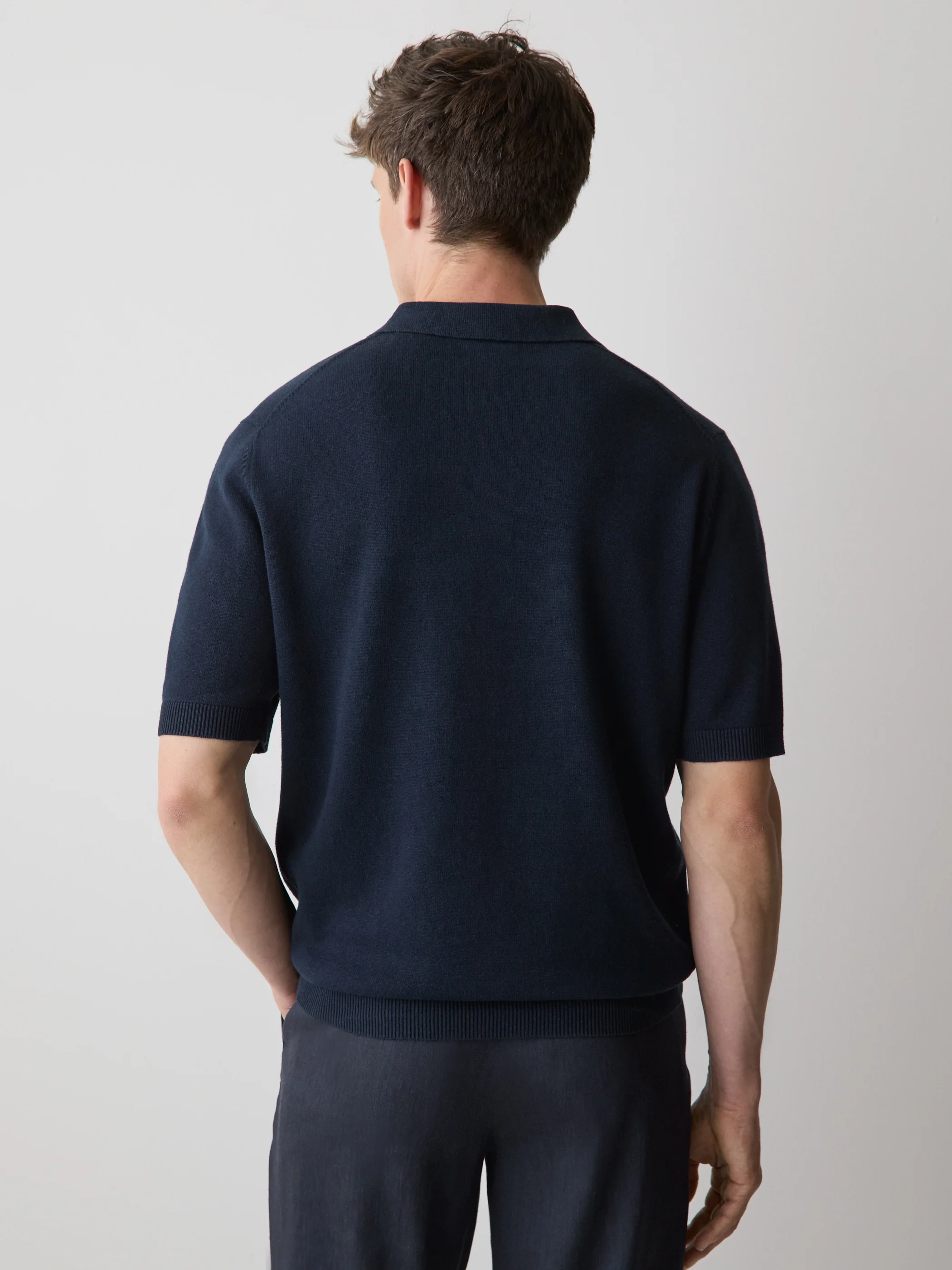 Linen-Blend Short-Sleeve Polo - Image 9