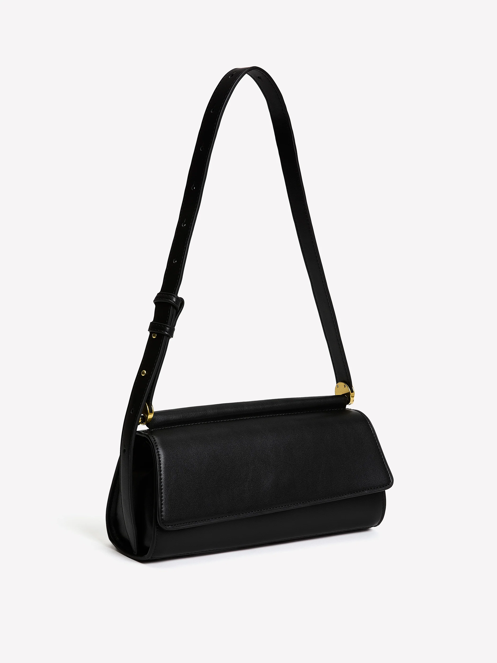 Faux Leather Shoulder Bag - Image 3